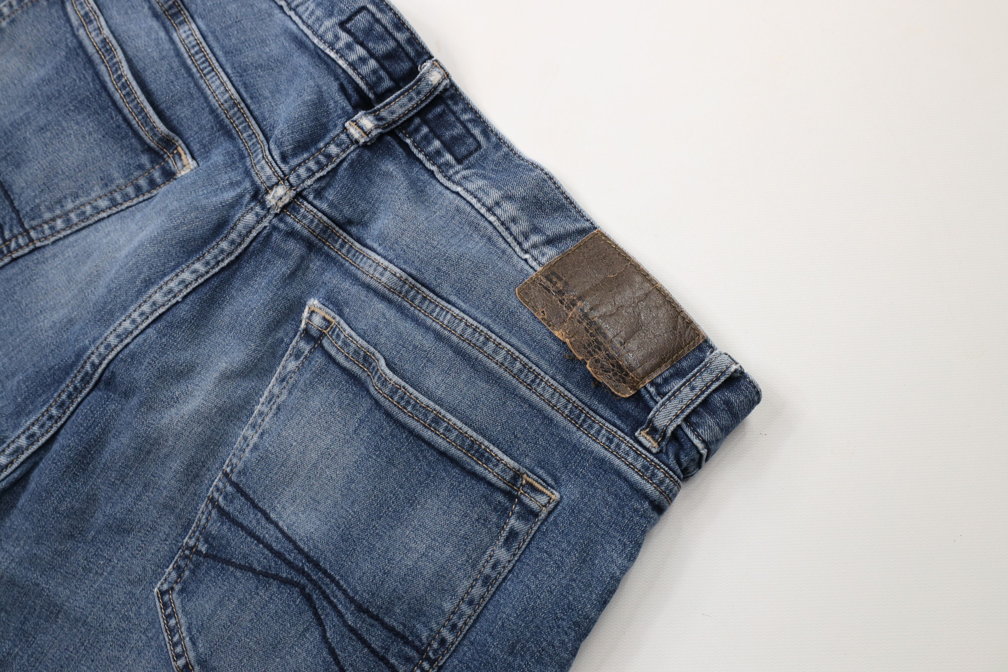Express × Vintage Express Loose Fit Blake Straight Leg Denim Jeans Blue Size US 32 / EU 48 - 11 Thumbnail