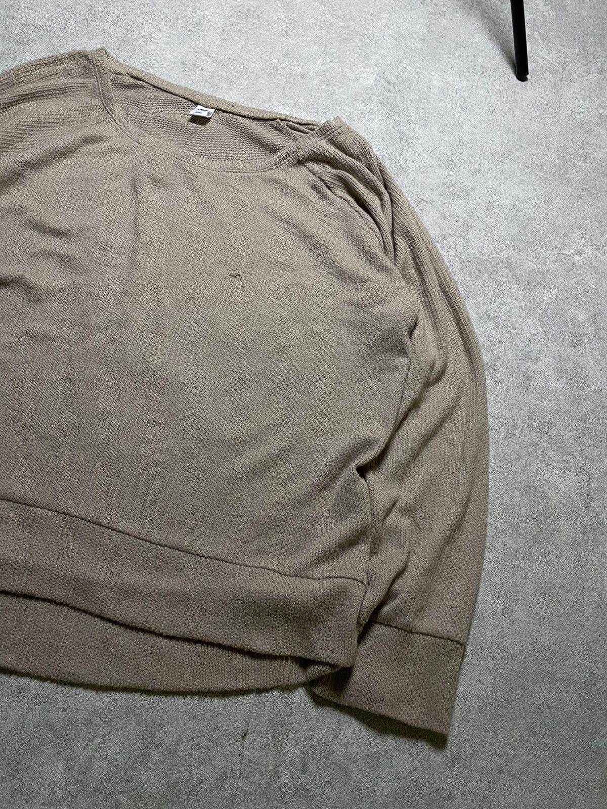 Cobain-core Grunge Knit — distressed desert haze