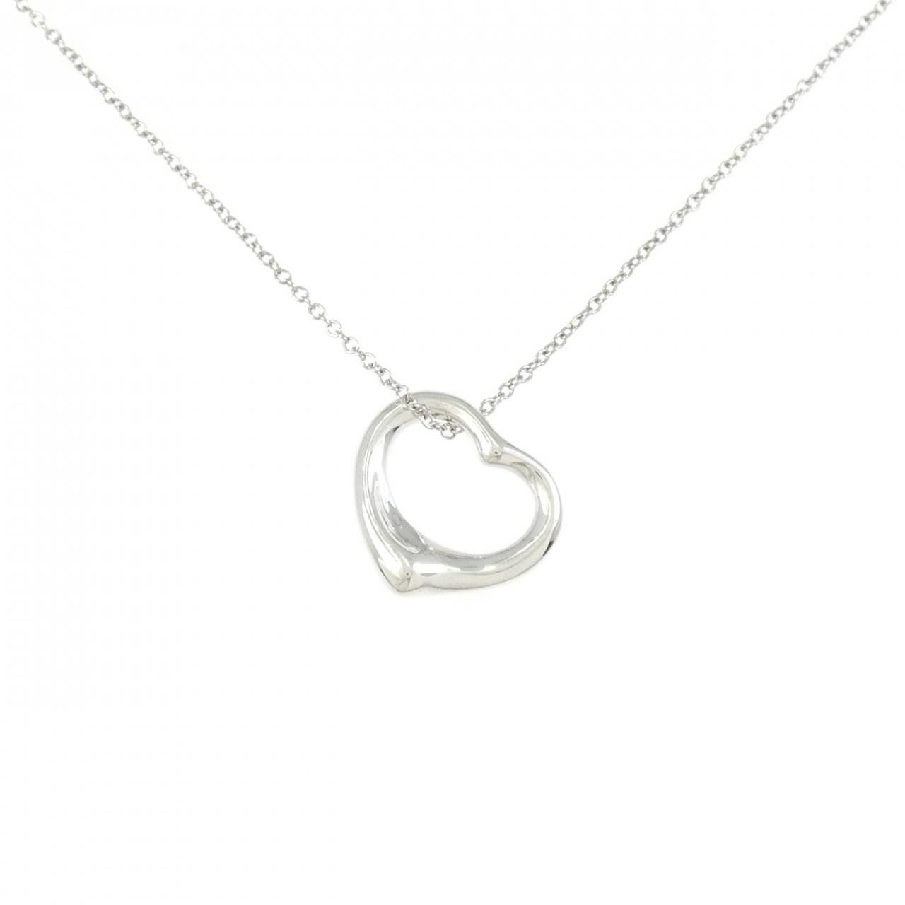 Tiffany & Co. Tiffany & Co. Tiffany Open Heart 925 Silver Necklace Metal Necklace 60020476 DUTY FREE for USA Size ONE SIZE - 1 Thumbnail