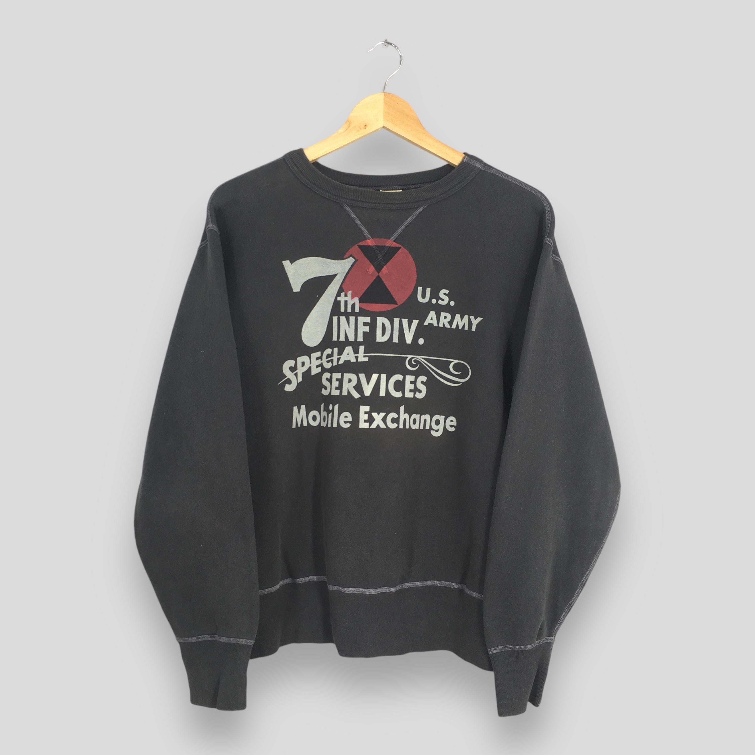 Buzz Rickson's × Vintage Vintage Buzz Rickson U.S Army Sweatshirt Medium Size US M / EU 48-50 / 2 - 1 Thumbnail