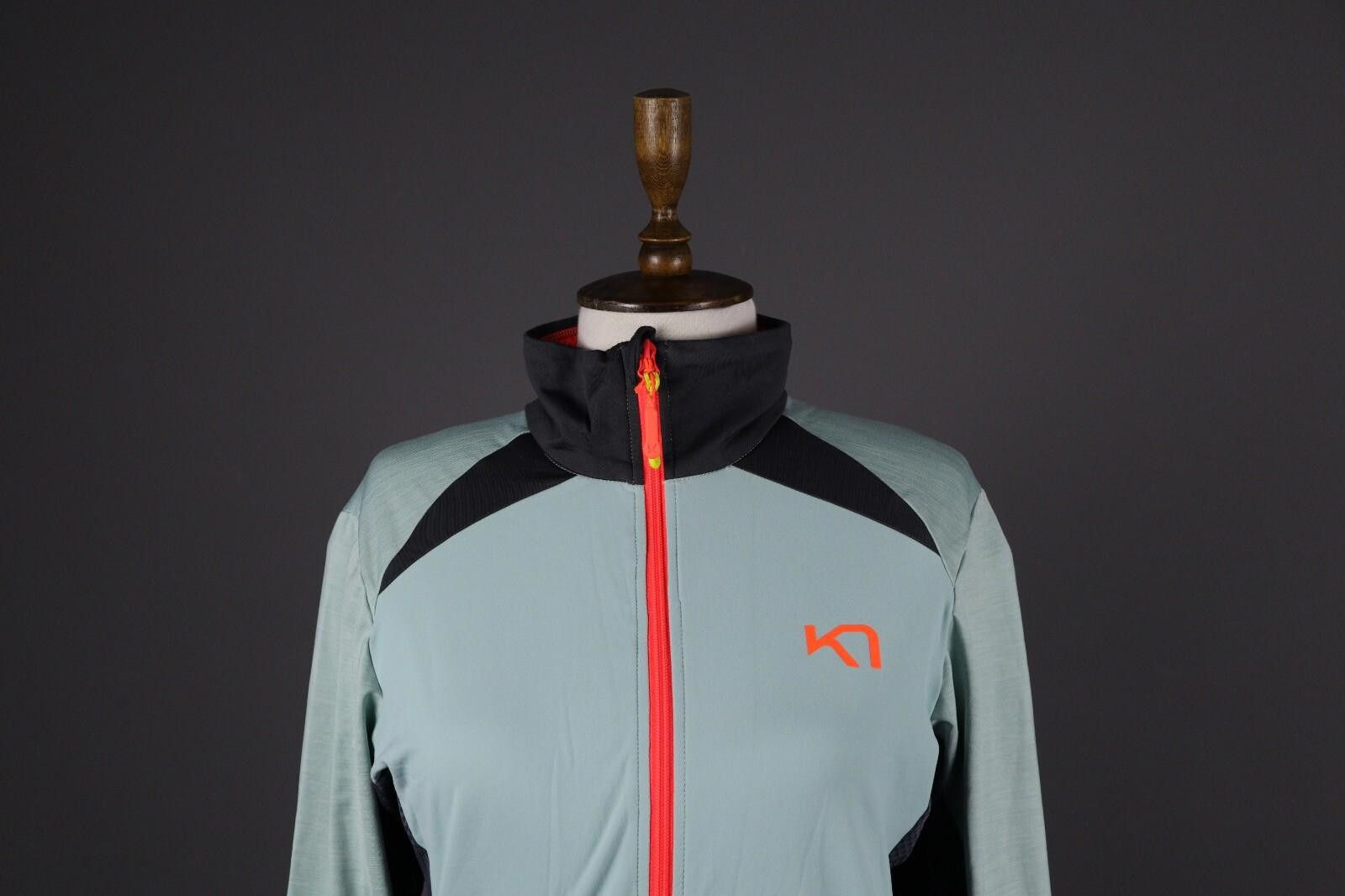 Designer Kari Traa Blue Full Zip Activewear Lightweight Jacket Size L Size L / US 10 / IT 46 - 2 Thumbnail