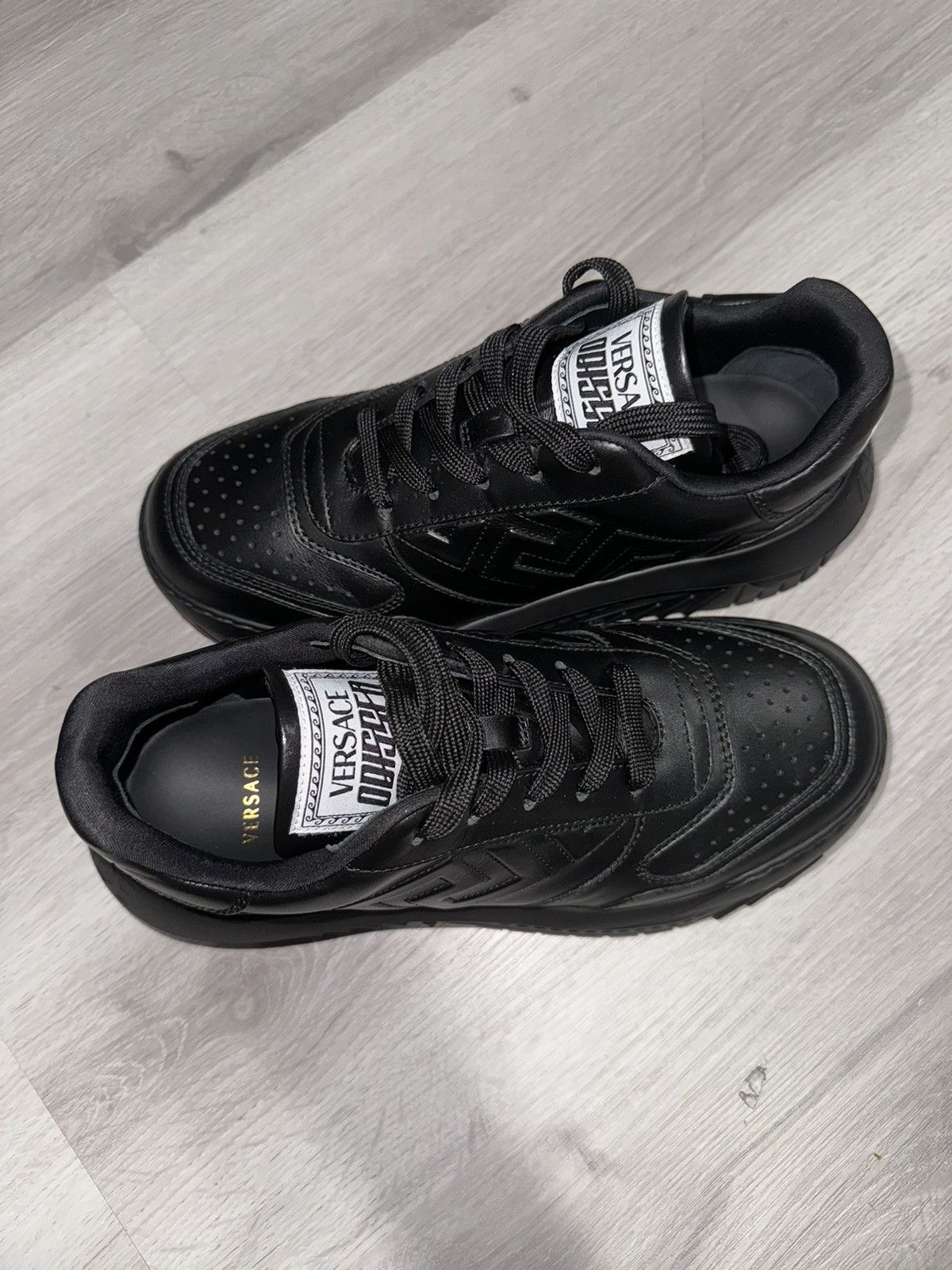 Versace Versace Black Odissea Sneakers Size US 8 / EU 41 - 2 Thumbnail