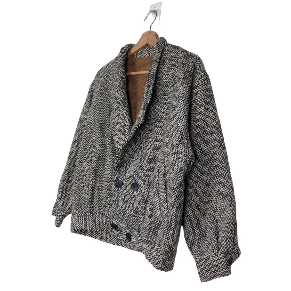 Japanese Brand 🔥Vintage Wool Jacket Herringbone Double Breast Issey Miyake Size US M / EU 48-50 / 2 - 2 Thumbnail