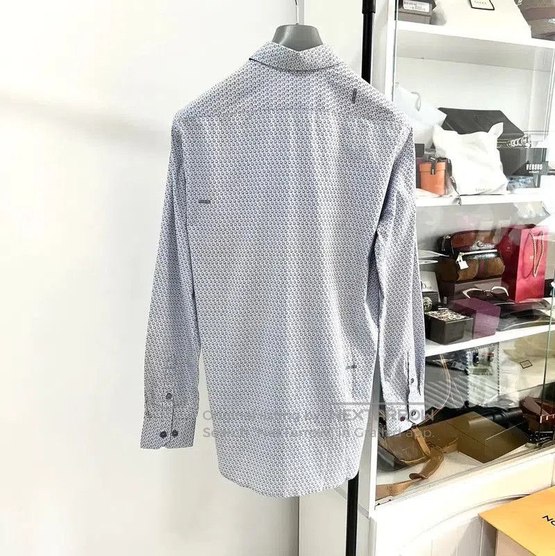 Moschino Moschino Multi-Color Cotton Long Sleeve Shirt . Size US M / EU 48-50 / 2 - 8 Thumbnail