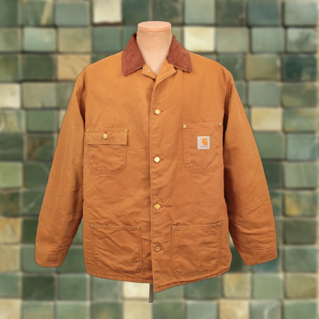 Carhartt Carhartt Chore Coat Jacket 90s VTG Brown 46 Tall XL Mens 1990s Work Canvas Size US S / EU 44-46 / 1 - 1 Thumbnail