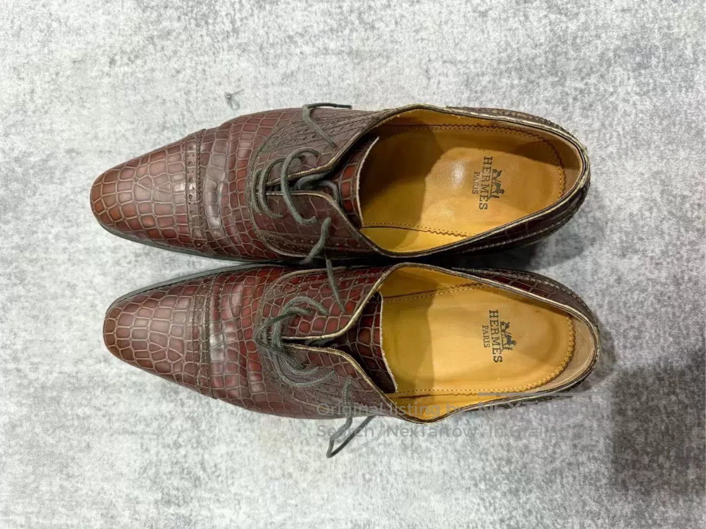 Hermes Hermes Crocodile Leather Shoes. Size US 7 / EU 40 - 3 Thumbnail