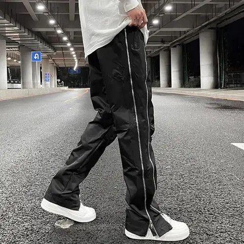 Japanese Brand × Vintage Drawstring Trousers Double Zipper Cargo Pants Harajuku Style Size US 30 / EU 46 - 4 Thumbnail