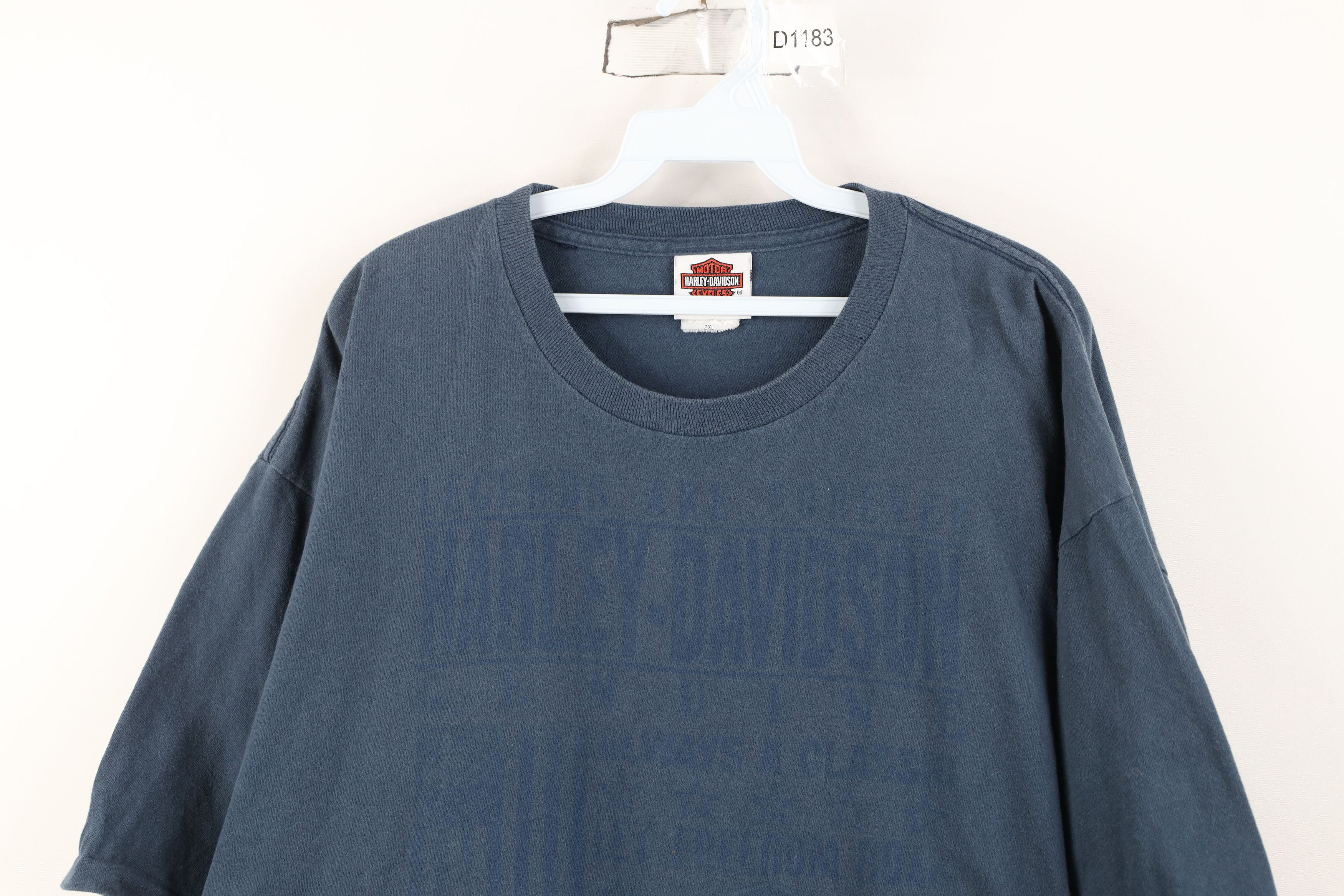 Harley Davidson Vintage Y2K Harley Davidson Eagle Fire Flames T-Shirt USA Size US XXL / EU 58 / 5 - 2 Thumbnail