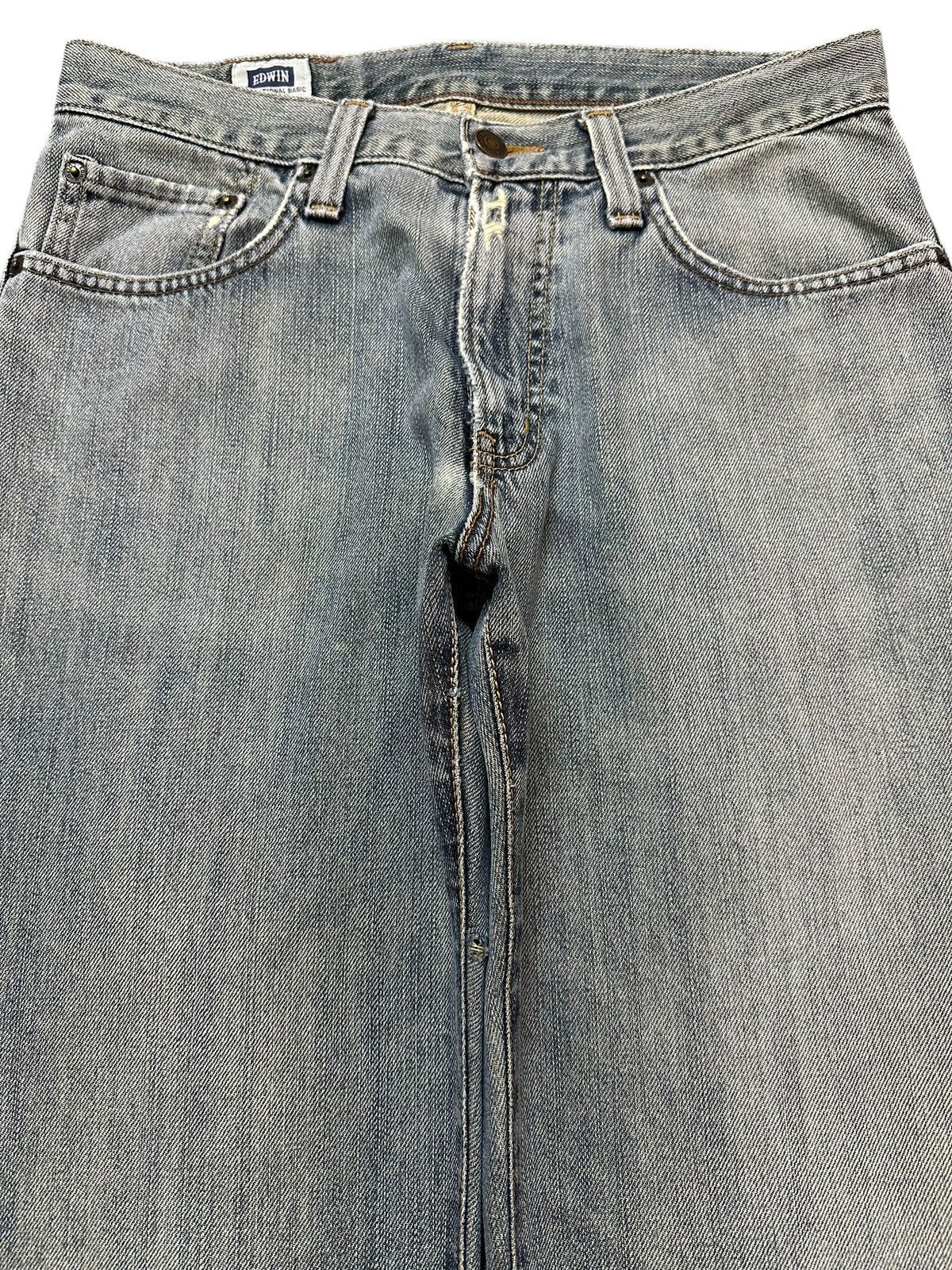 Edwin Vintage Japan Edwin 404 Blue Wash Style Baggy Jeans Size US 30 / EU 46 - 3 Thumbnail