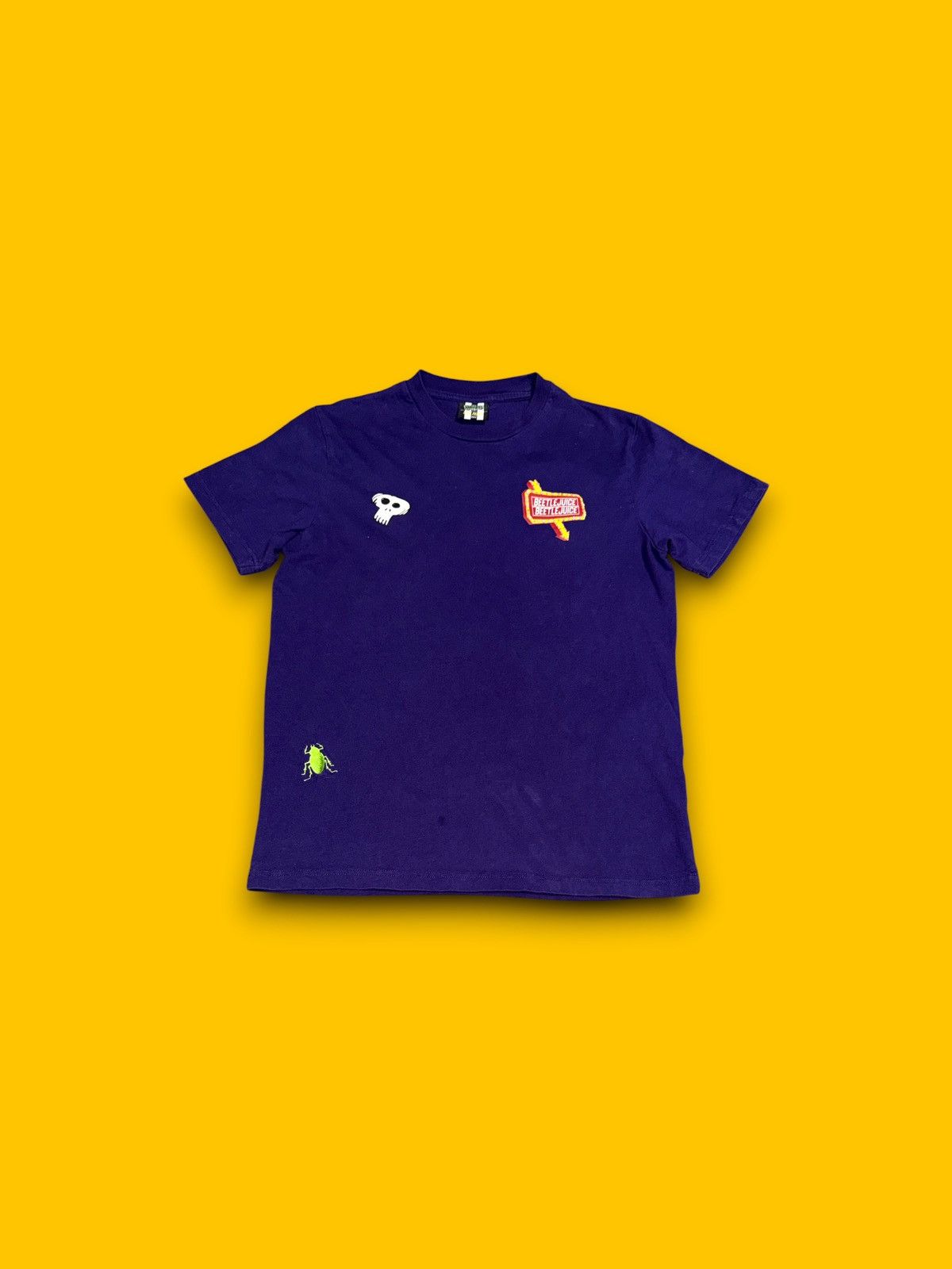 Shoe Palace Beetlejuice Shoe Palace embroidered beetle t-shirt purple Size US S / EU 44-46 / 1 - 2 Thumbnail