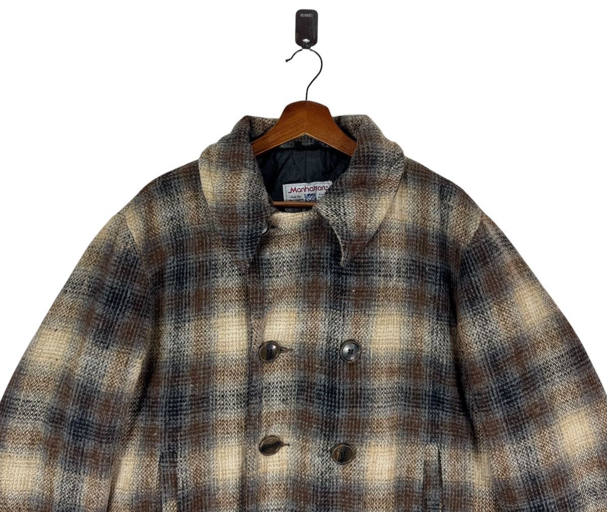 Vintage VINTAGE MANHATTAN TARTAN WOOL JACKET Size US L / EU 52-54 / 3 - 4 Thumbnail