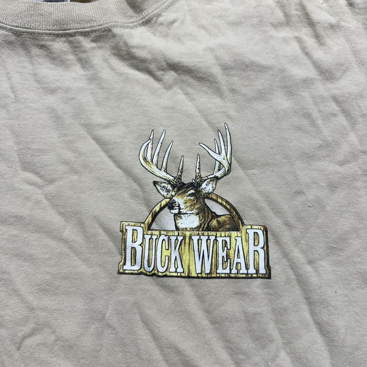 Delta Vintage 2004 Beige Buckwear Deer Hunting Outdoor Shirt Size US L / EU 52-54 / 3 - 5 Thumbnail