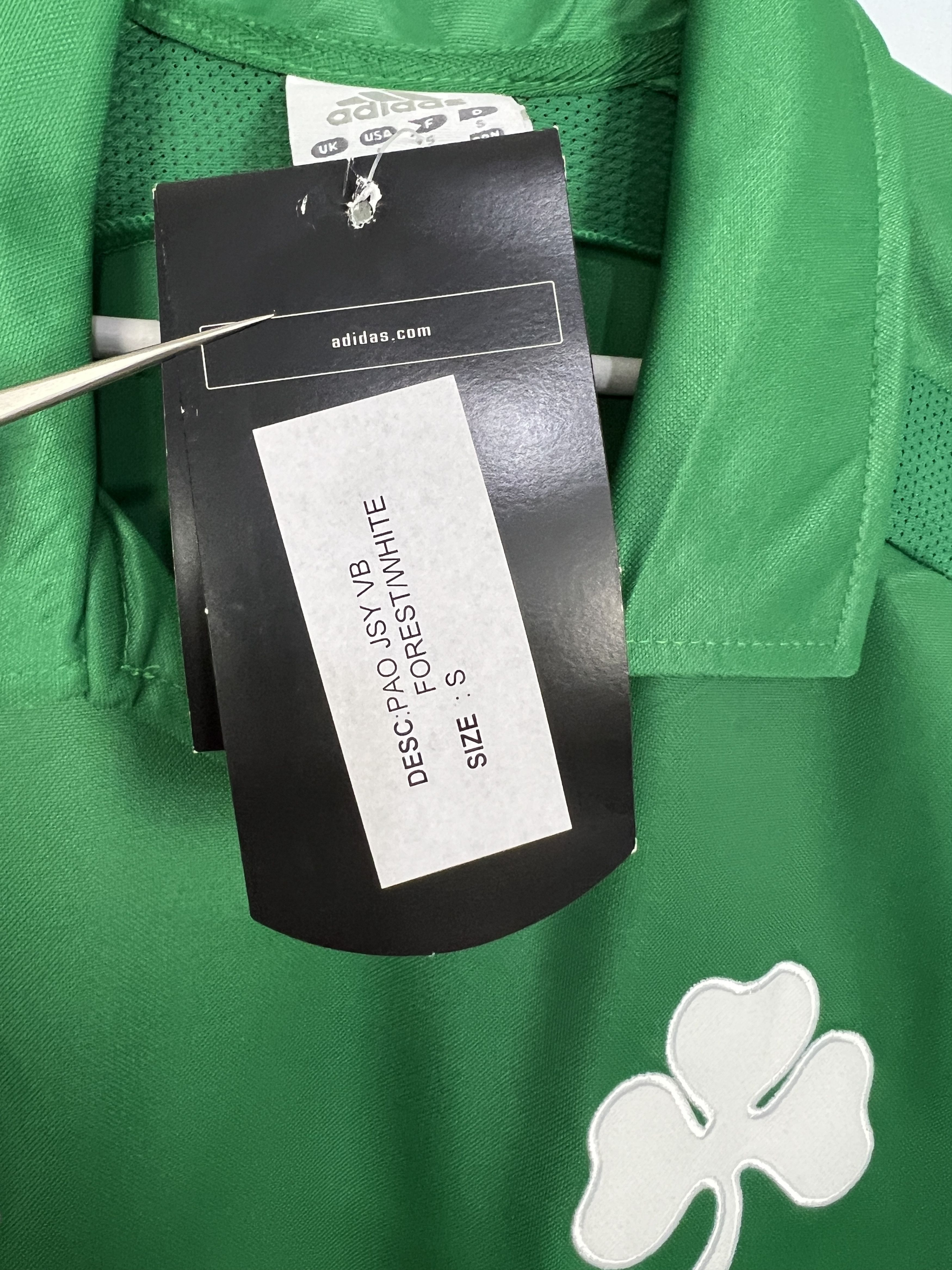 Adidas Panathinaikos Home football shirt 2008 Soccer Adidas Jersey Size US S / EU 44-46 / 1 - 9 Thumbnail