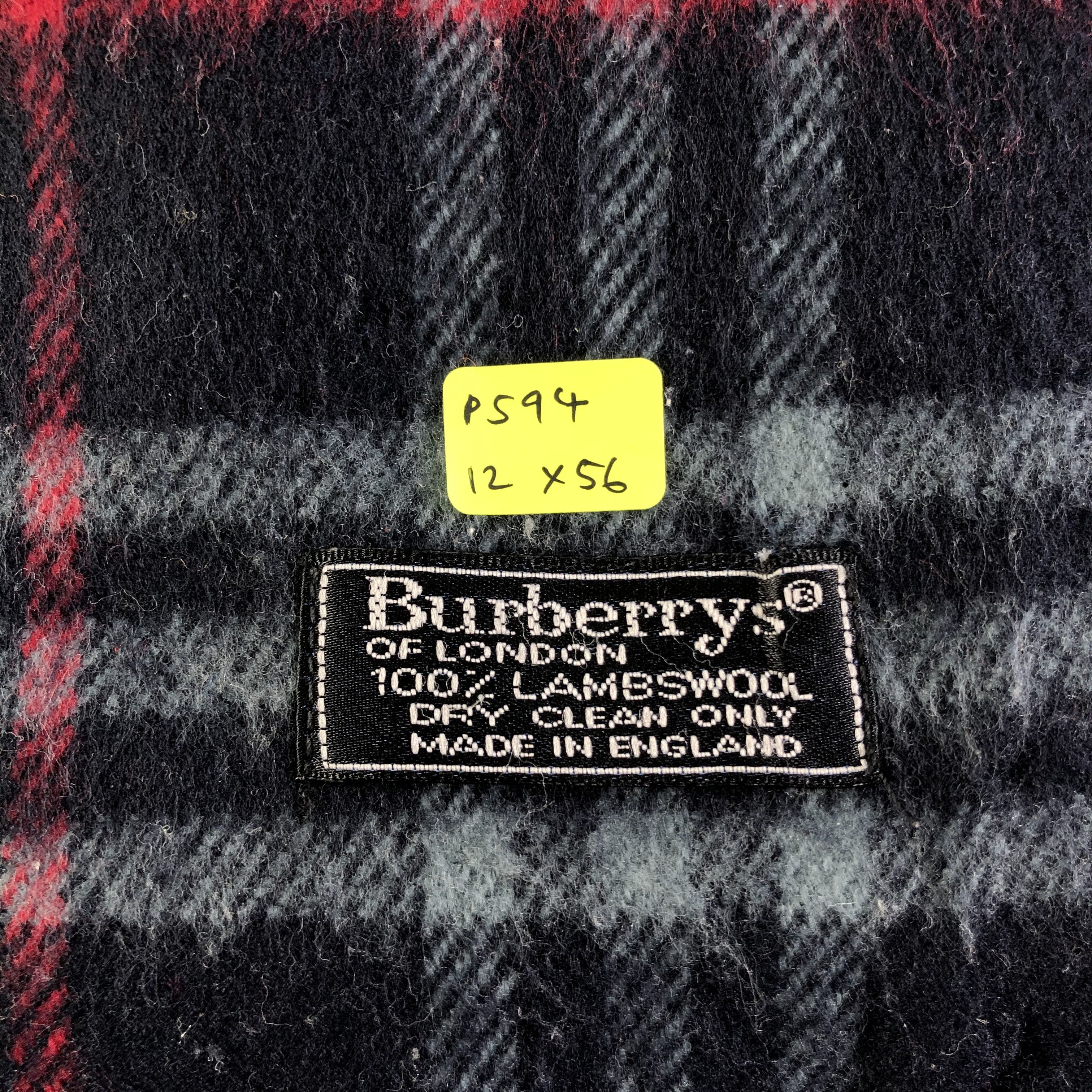 Burberry Burberry Wool Scarf / Muffler / Neckwear P594 Size ONE SIZE - 6 Thumbnail