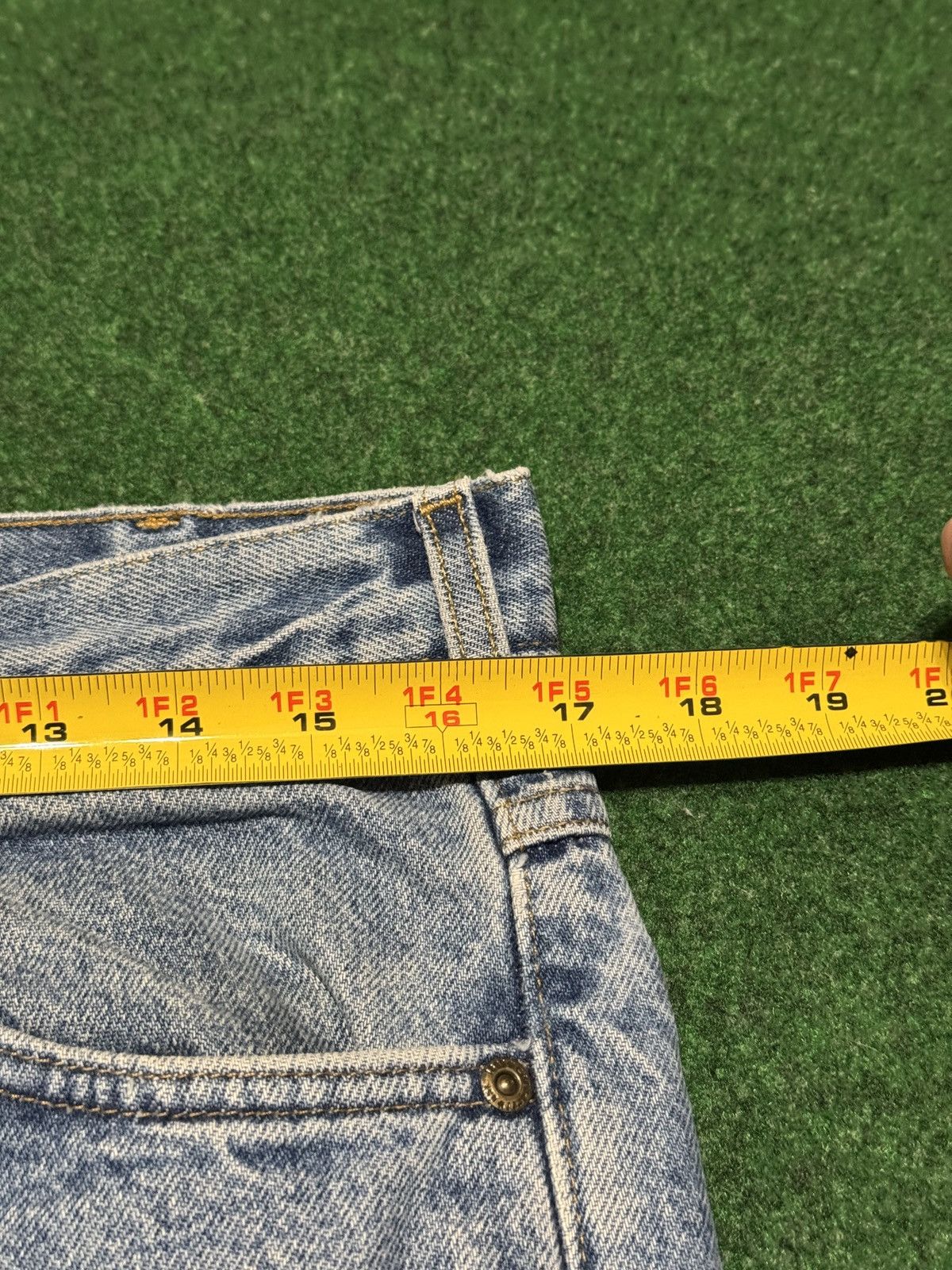 Carhartt Vintage 90s Carhartt Flannel Lined 34x33 Outdoor Work Jeans Size 34" / US 12 / IT 48 - 6 Thumbnail