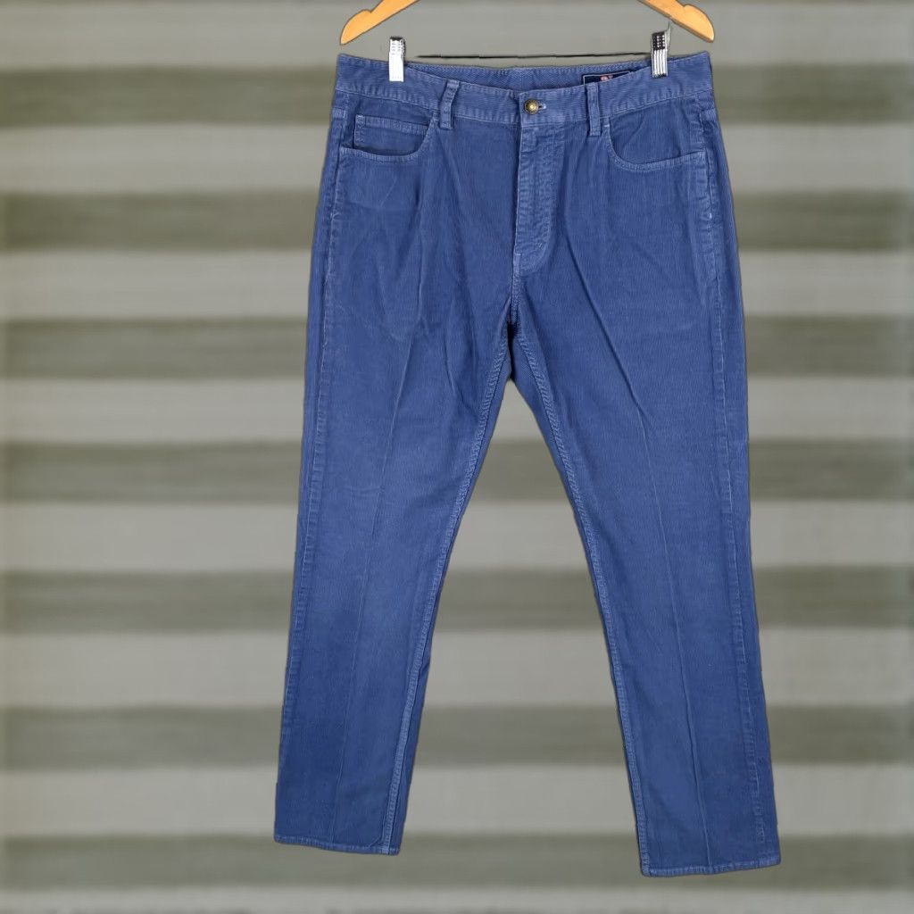 Vineyard Vines Vineyard Vines Pants Mens 34x32 Blue Corduroy 5-Pocket Stretch Chino Preppy Casual Regular Pants Mens Blue Corduroy 5-Pocket Stretch Preppy 34x32 Size US 34 / EU 50 - 1 Thumbnail
