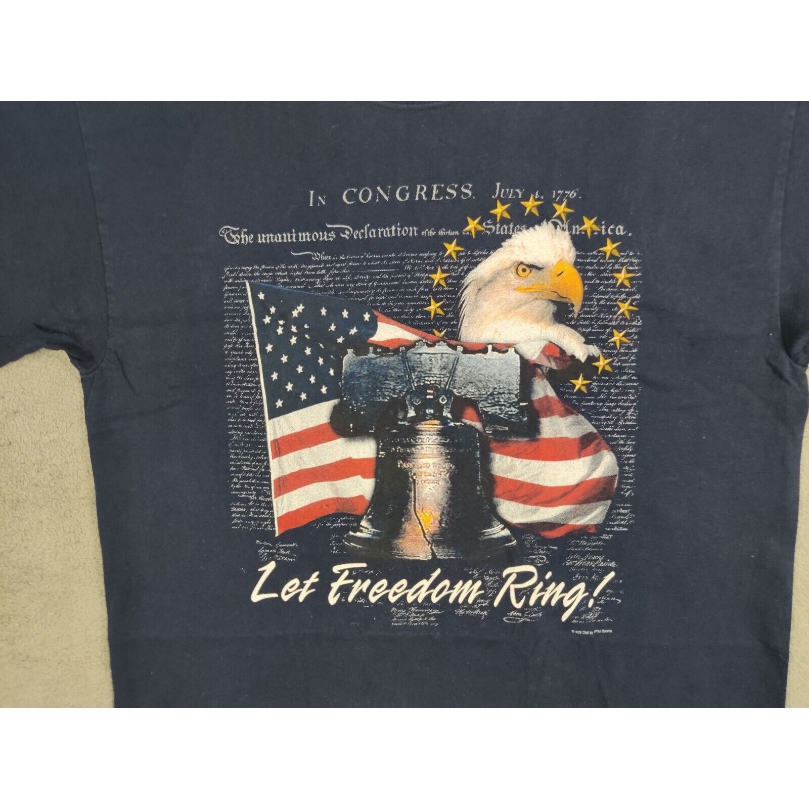 Gildan United States Shirt Adult Mens God Bless America Size US L / EU 52-54 / 3 - 2 Thumbnail