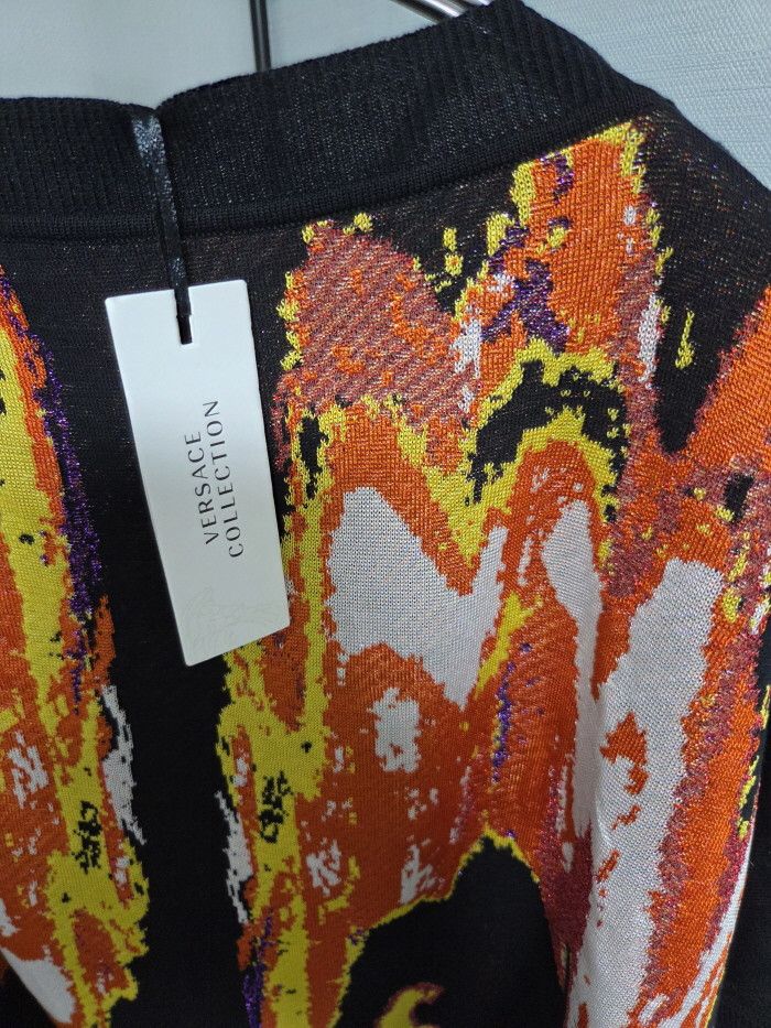 Versace Versace Collection fire crop knit Size XS / US 0-2 / IT 36-38 - 5 Thumbnail