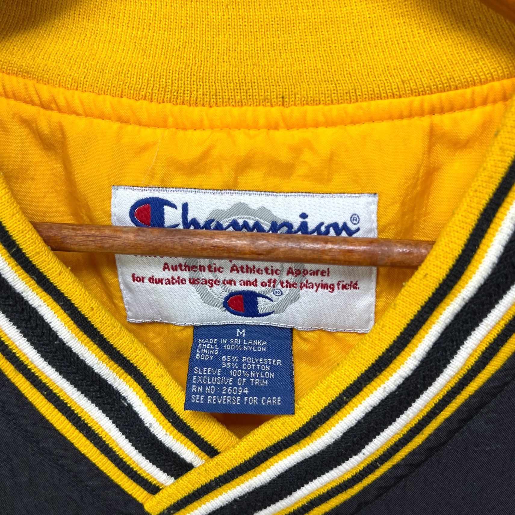 Champion VINTAGE Champion Cadets Pullover Windbreaker Jacket M Black 90s Logo Size US M / EU 48-50 / 2 - 3 Thumbnail