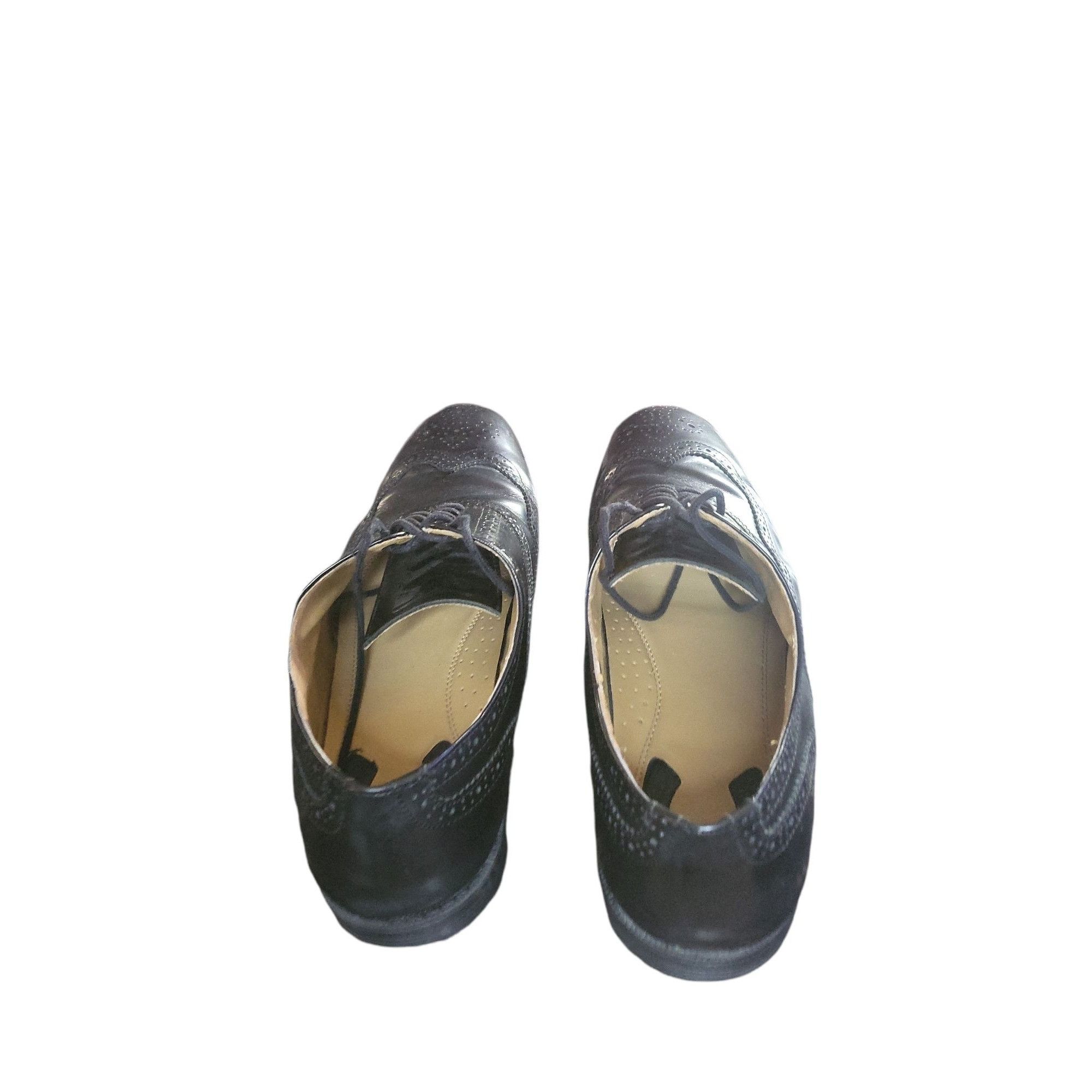 Nunn Bush Nunn Bush Oxford Shoes Men Sz 11.5M Black Leather Lace Up Fo Size US 11.5 / EU 44-45 - 6 Thumbnail