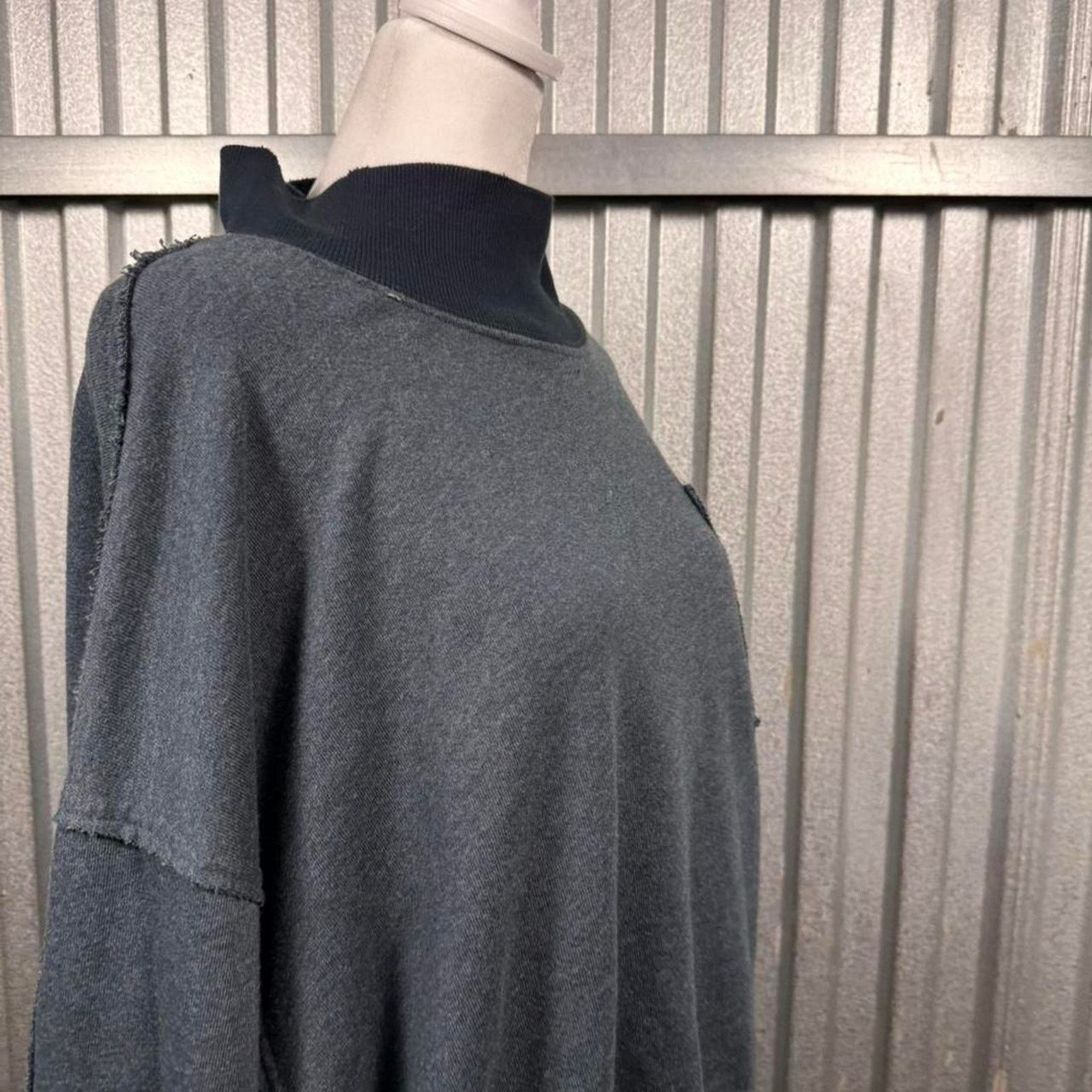 Free People Free people black oversized sweatshirt Size L / US 10 / IT 46 - 7 Thumbnail