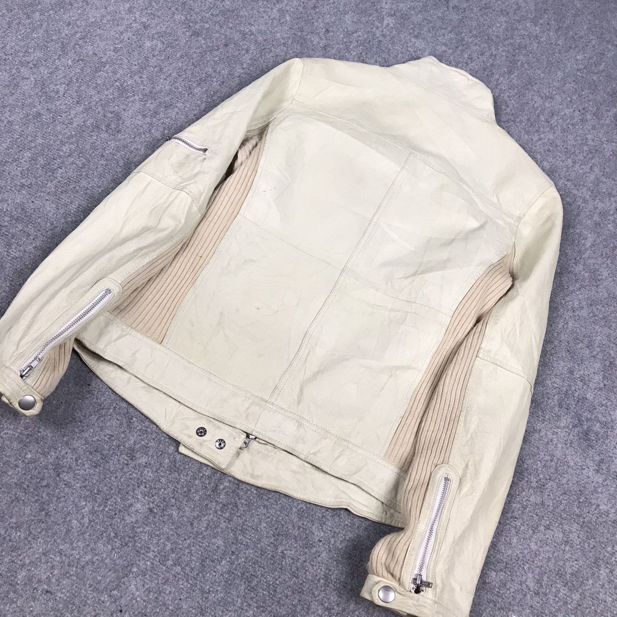 If Six Was Nine × Japanese Brand JAPAN FASHION INGRID LEATHER JACKET Size US S / EU 44-46 / 1 - 12 Thumbnail