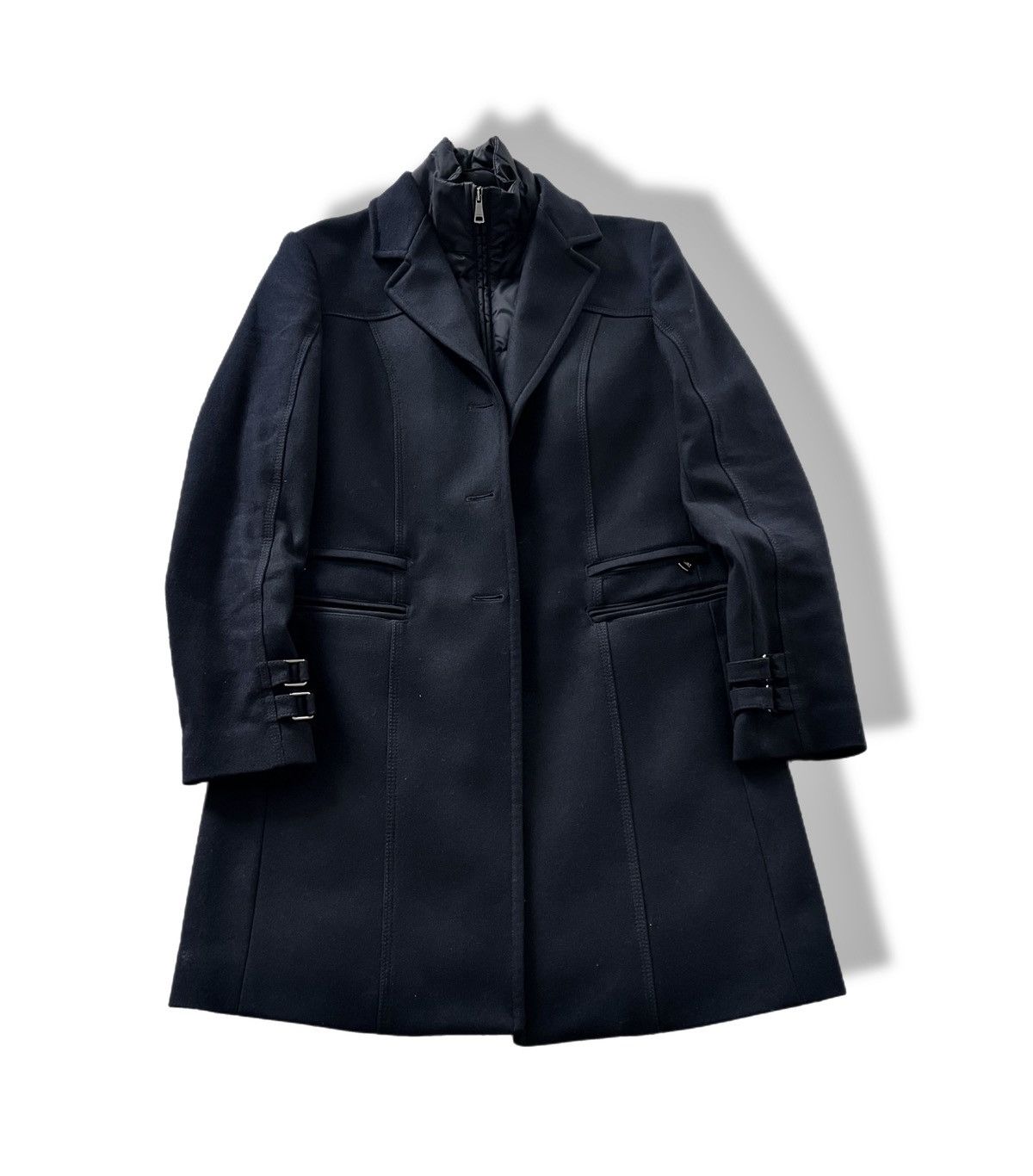 Vintage Mabrun Archive Wool Blend Fitted Coat Women Minimal Tailored Size M / US 6-8 / IT 42-44 - 1 Thumbnail