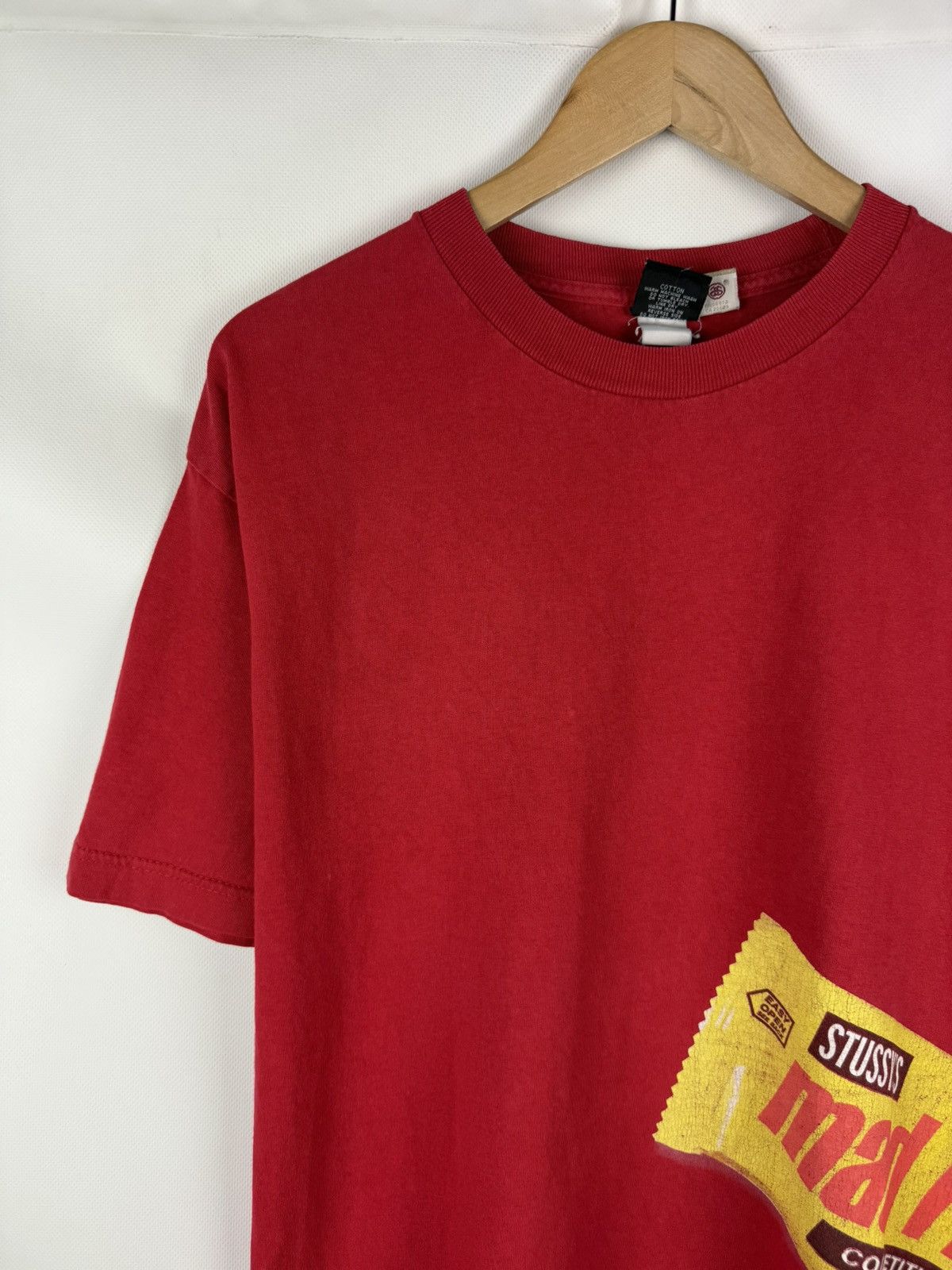 Stussy × Vintage Stussy Mad Flavor Vintage Y2K Men’s Big Logo T Shirt Size L Size US L / EU 52-54 / 3 - 4 Thumbnail