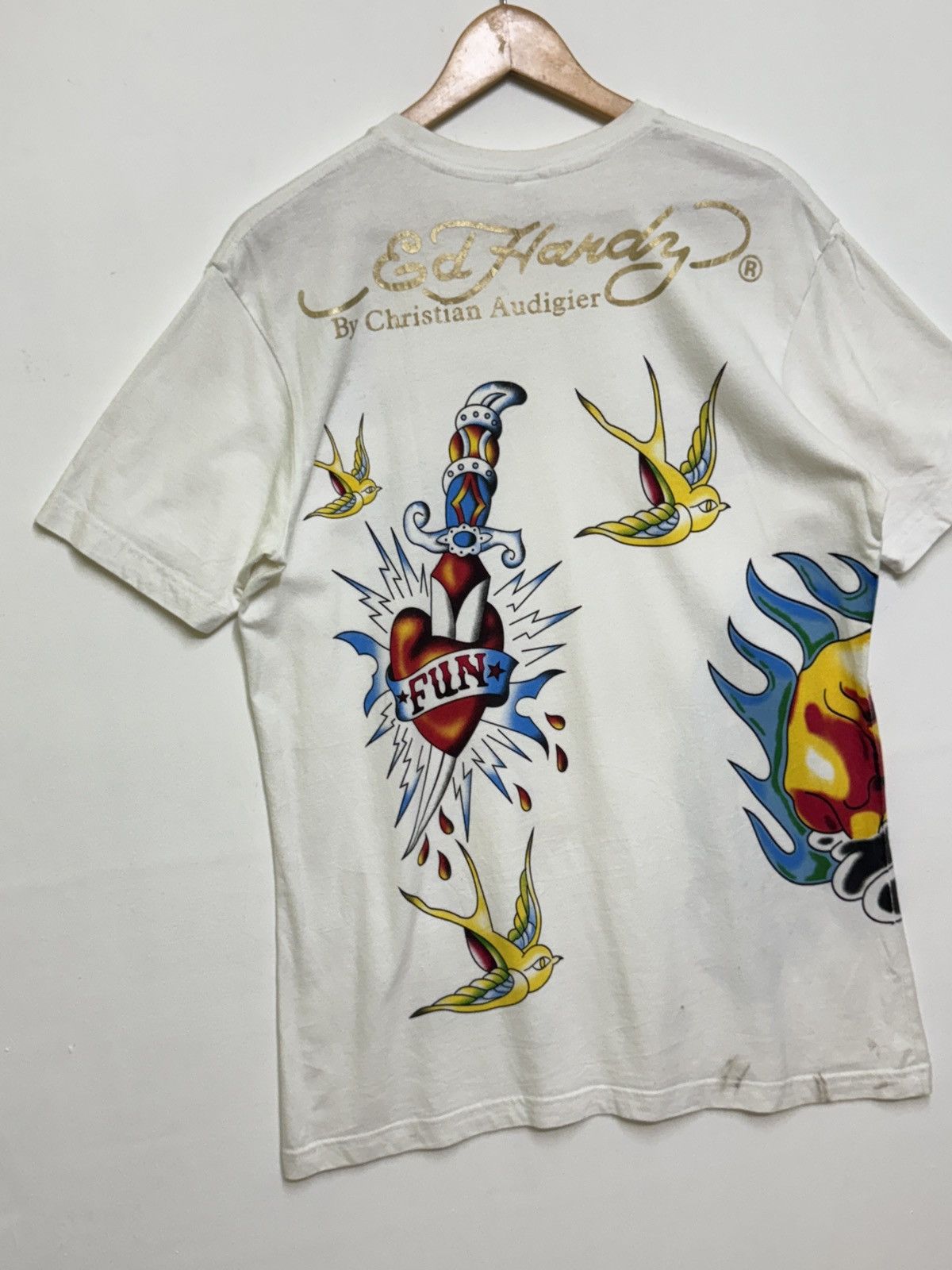 Ed Hardy Rare Ed Hardy Christian Audigier Skull & Sexy Girl Graphic Size US M / EU 48-50 / 2 - 10 Thumbnail