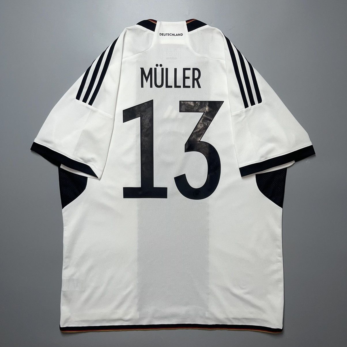 Adidas GERMANY ADIDAS 2022 WORLD CUP SOCCER HOME JERSEY #13 MULLER Size US XL / EU 56 / 4 - 1 Thumbnail