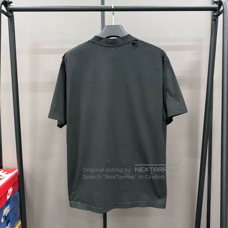 Balenciaga Balenciaga Letter Logo Printed Crown Short Sleeve T-Shirt Size US XS / EU 42 / 0 - 2 Thumbnail