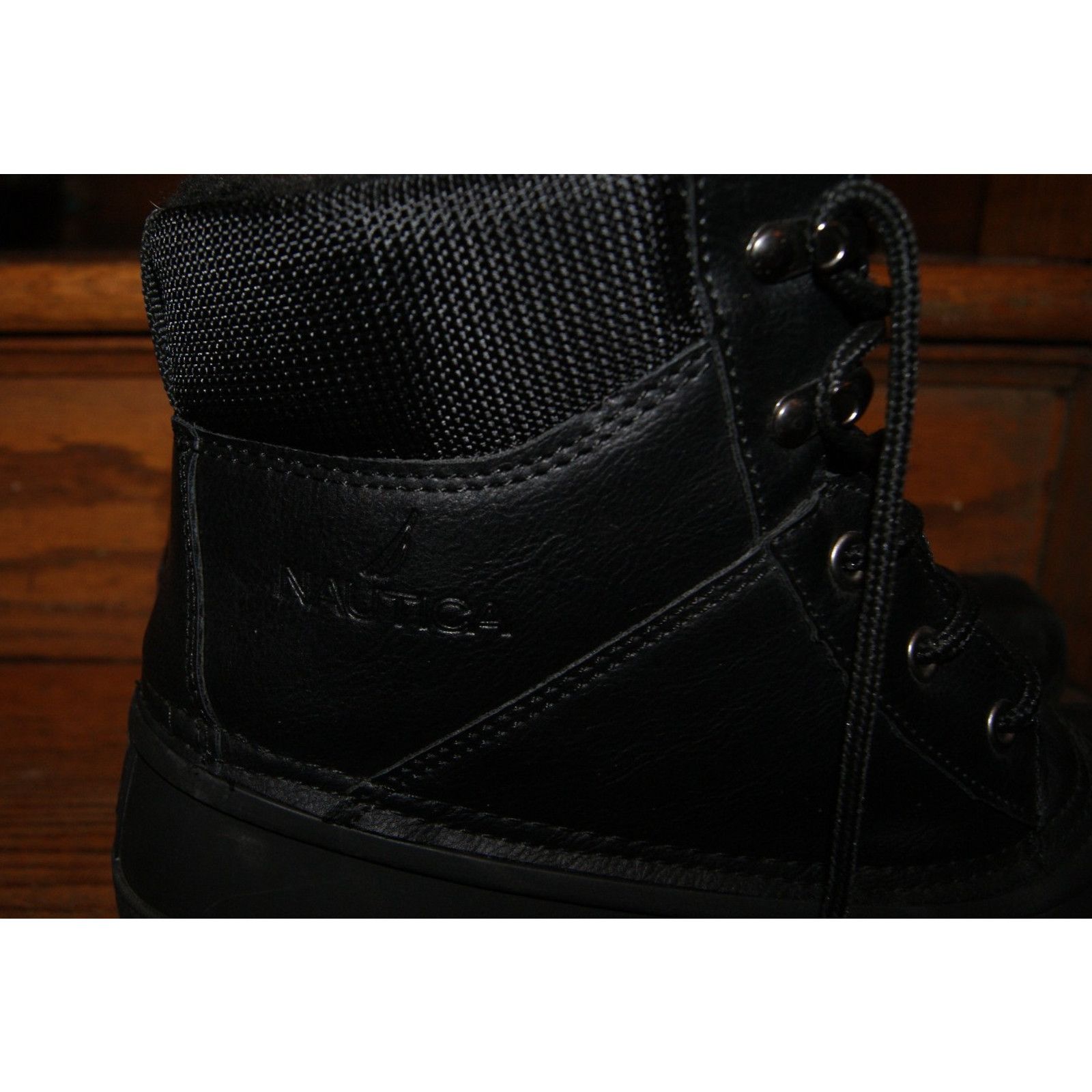 Nautica Nautica Black Lace Up Boots Men's Size 11 DUCK Boot Snow Size US 11 / EU 44 - 4 Thumbnail