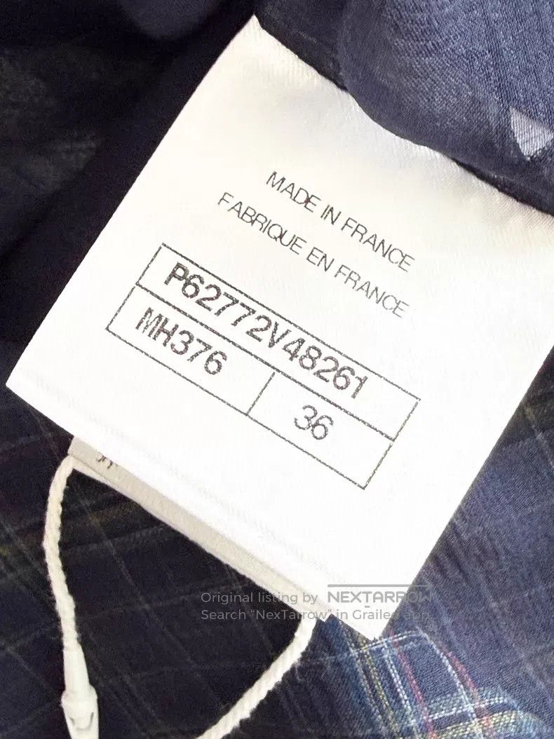 Chanel Chanel Color-matched plaid short sleeves Size XS / US 0-2 / IT 36-38 - 6 Thumbnail
