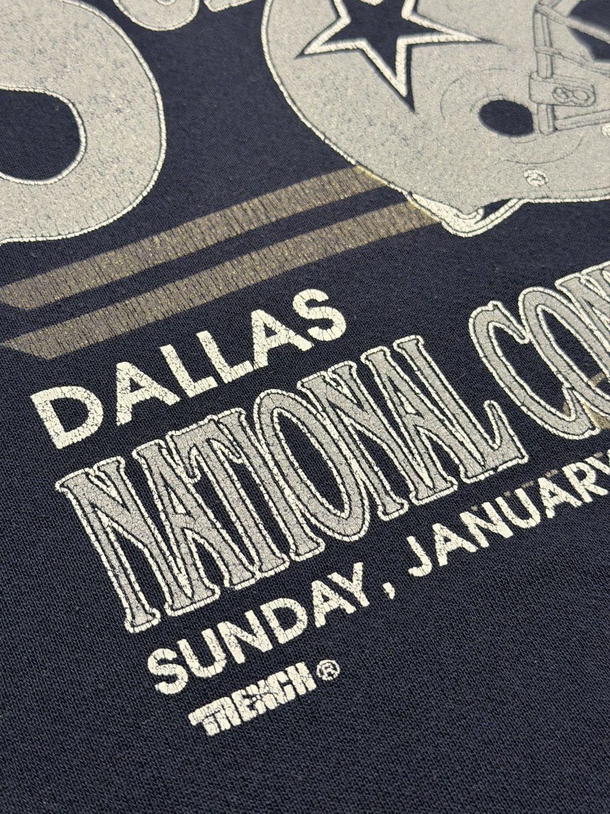 NFL Vintage 90s Dallas Cowboys Trench 1993 Super Bowl Champions Size US L / EU 52-54 / 3 - 8 Thumbnail