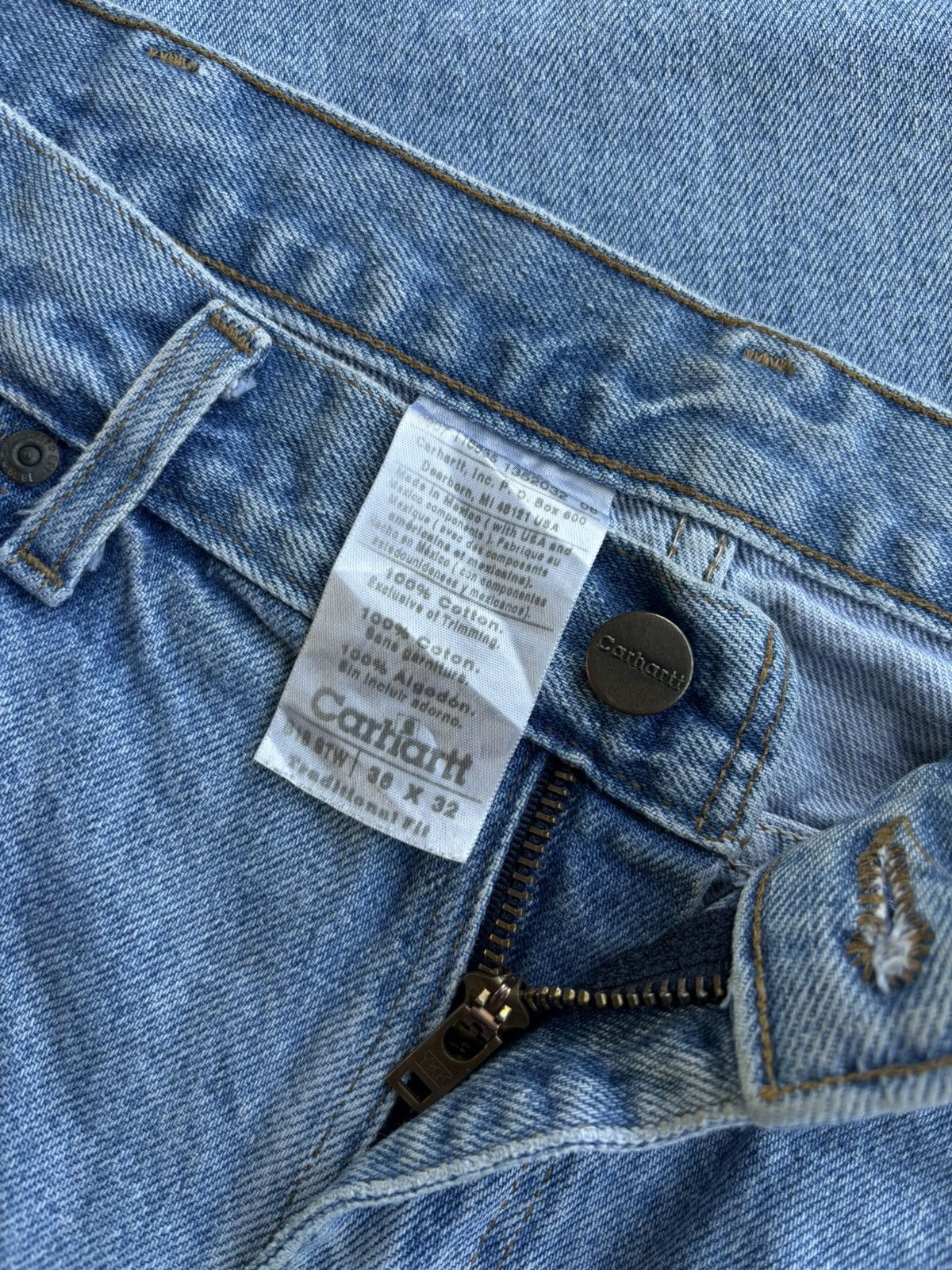 Carhartt carhartt jeans basic B18 size 36 tradisional fit Size US 36 / EU 52 - 6 Thumbnail