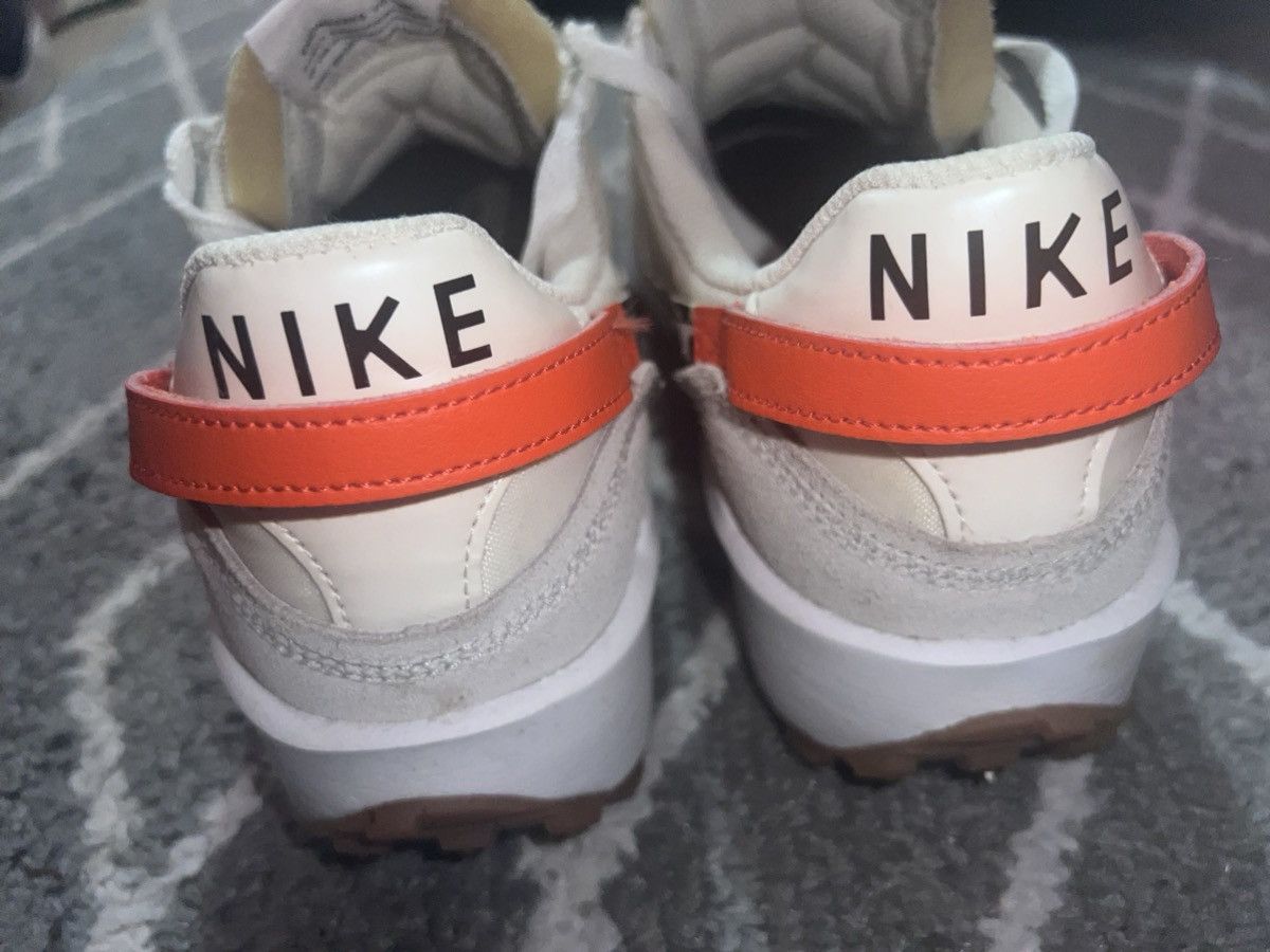 Nike Nike Waffle Debut - Sail/White with Leopard Print Swoosh Size US 9 / IT 39 - 5 Thumbnail