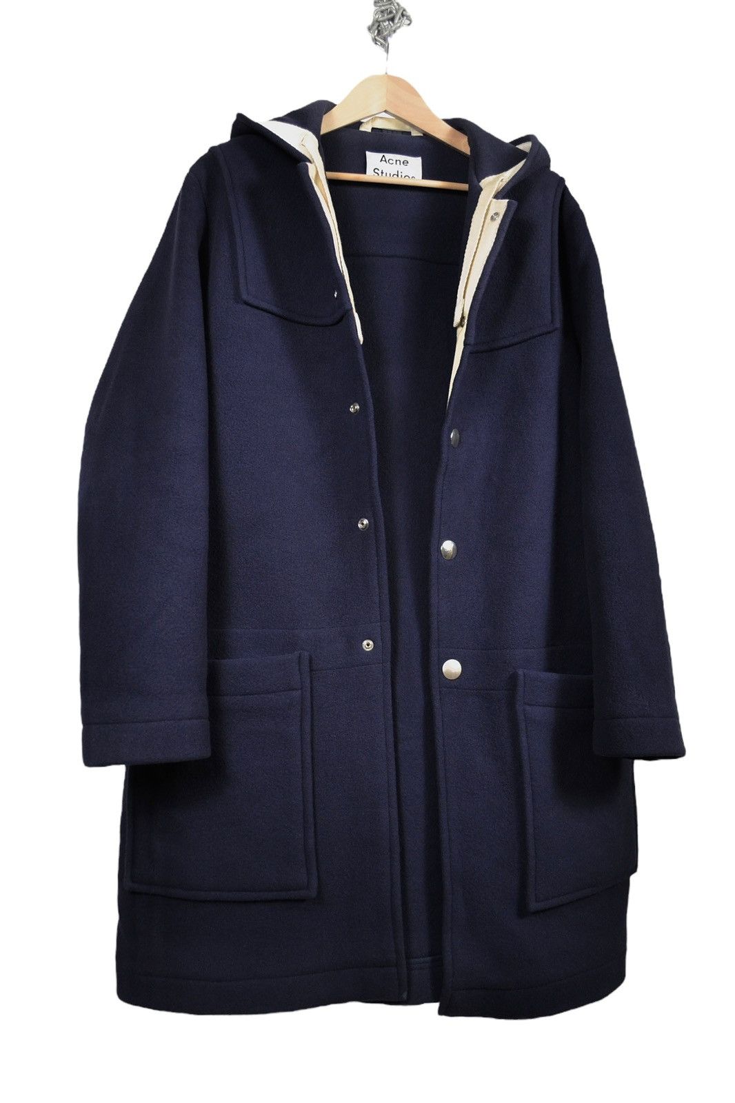 Acne Studios Acne Studios Wool Hood Duffle Long Coat Jacket Size US M / EU 48-50 / 2 - 12 Thumbnail