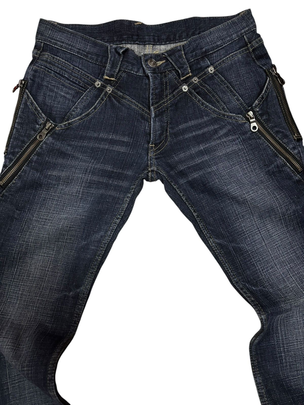 Japanese Brand × PPFM × Seditionaries Y2k PPFM Japan Gothic Punk Slim Fit Faded Jeans Size US 30 / EU 46 - 6 Thumbnail