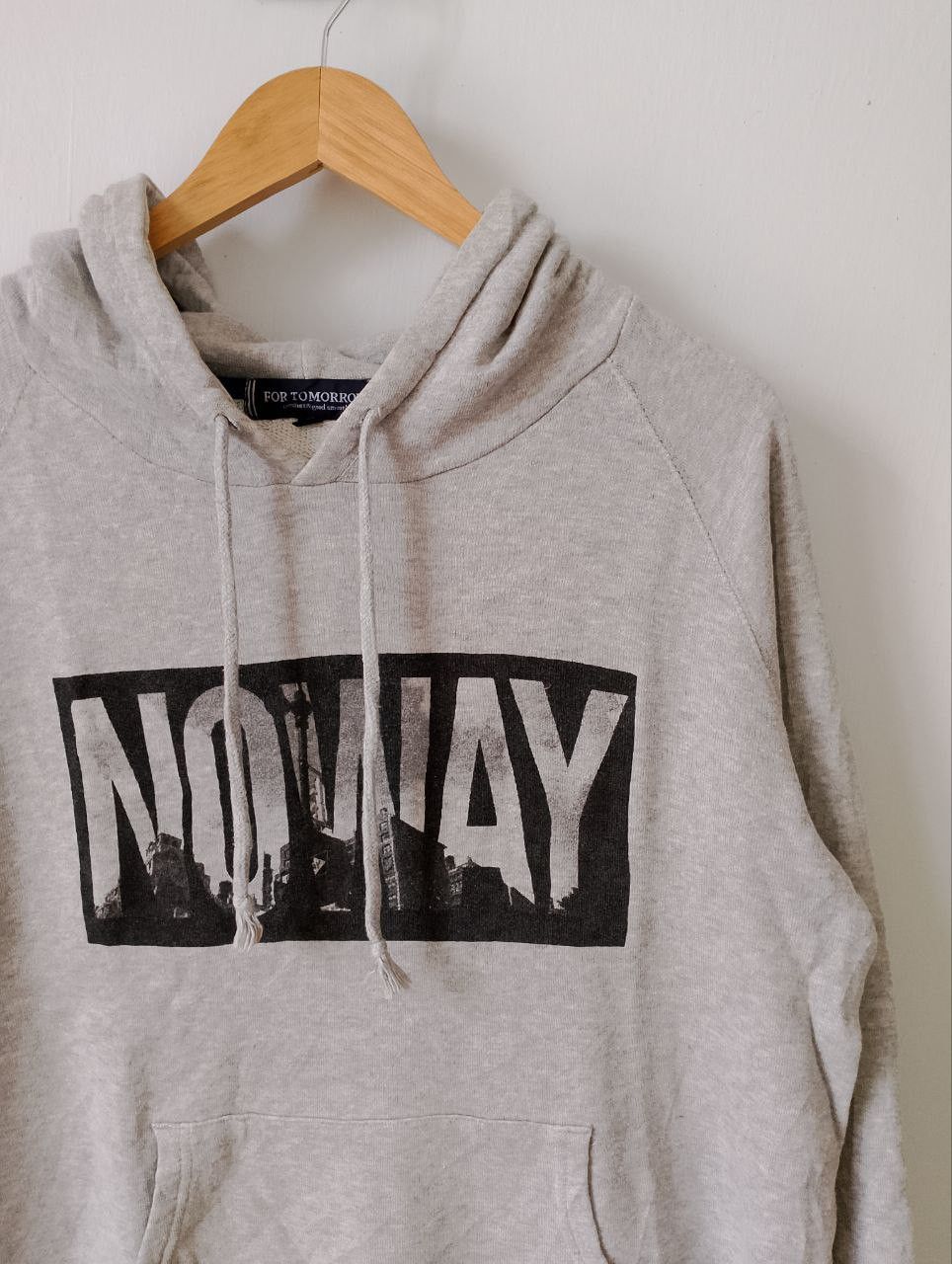 Japanese Brand NO WAY Graphic Printed Pullover Hoodie Size US L / EU 52-54 / 3 - 4 Thumbnail