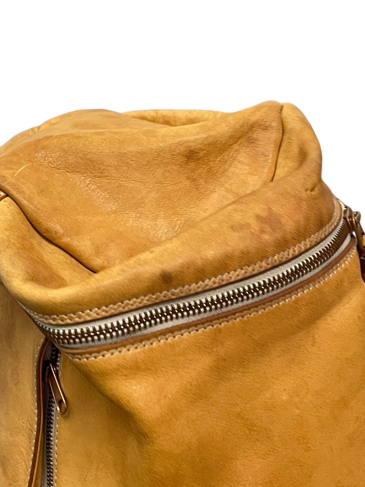 Yohji Yamamoto Full Leather Patina Y’saccs Cross Body Bag 4🟩 Size ONE SIZE - 15 Thumbnail