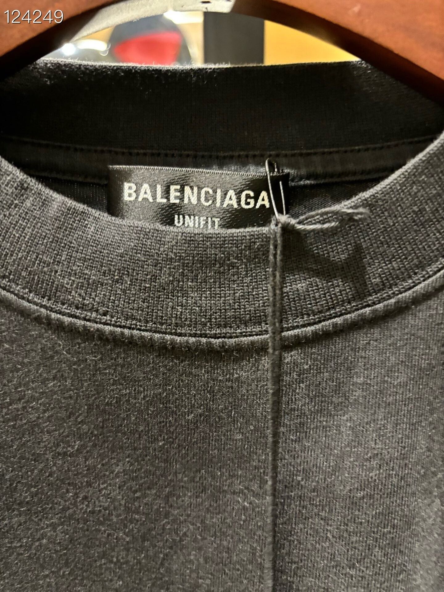 Balenciaga Balenciaga Black Logo Block Short Sleeve Shirt Size US L / EU 52-54 / 3 - 3 Thumbnail