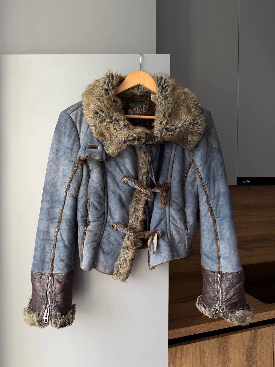 If Six Was Nine Miss Sixty Vintage Shearling Jacket Size S / US 4 / IT 40 - 1 Thumbnail