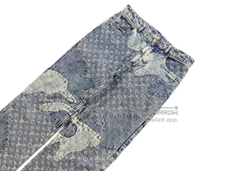 Louis Vuitton Louis Vuitton Blue Patchwork Jeans Size US 31 - 2 Thumbnail