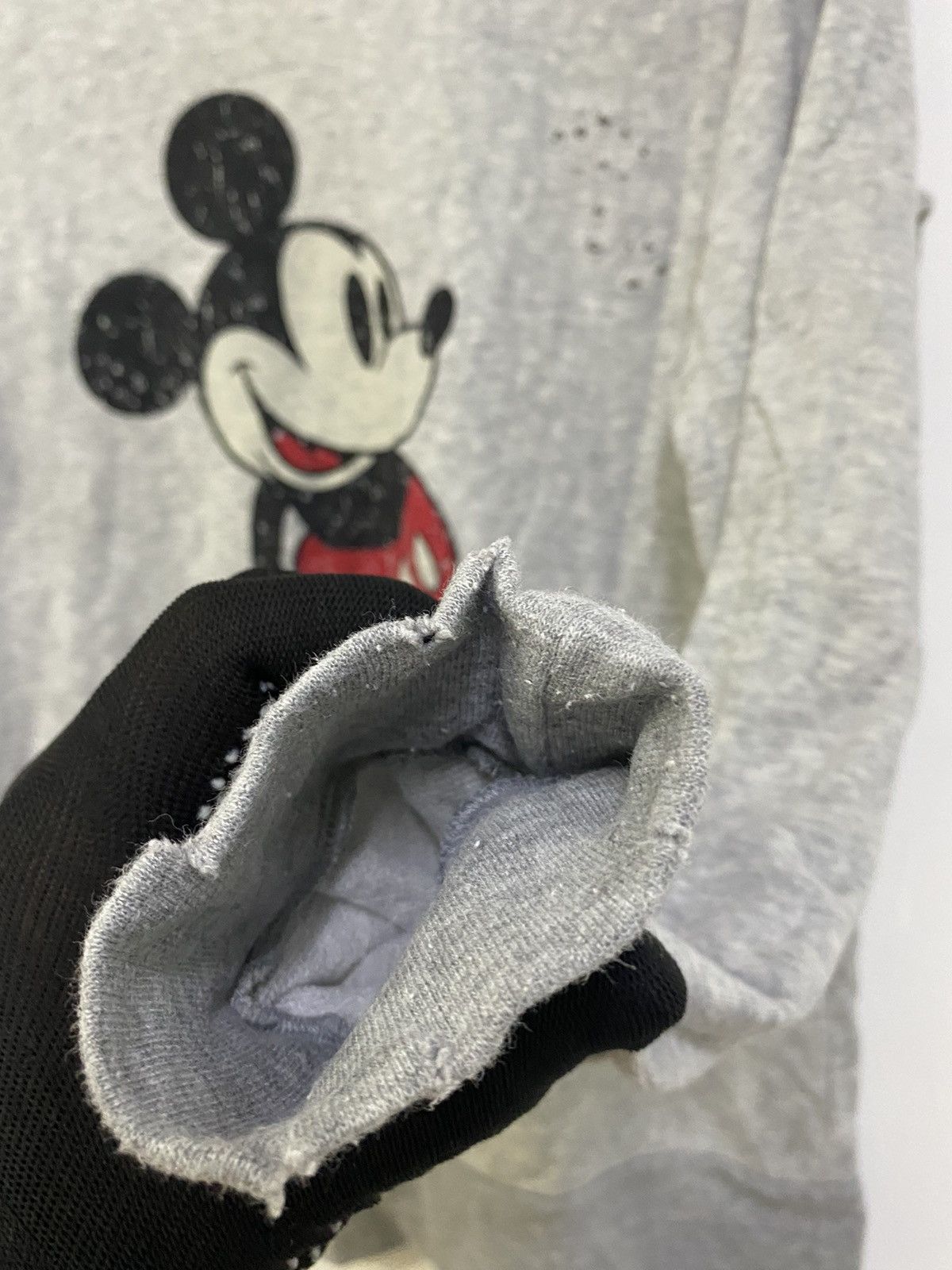 Beams Plus BEAMS X MICKEY MOUSE MIRROR PRINT DISTRESS SWEATSHIRT Size US S / EU 44-46 / 1 - 12 Thumbnail