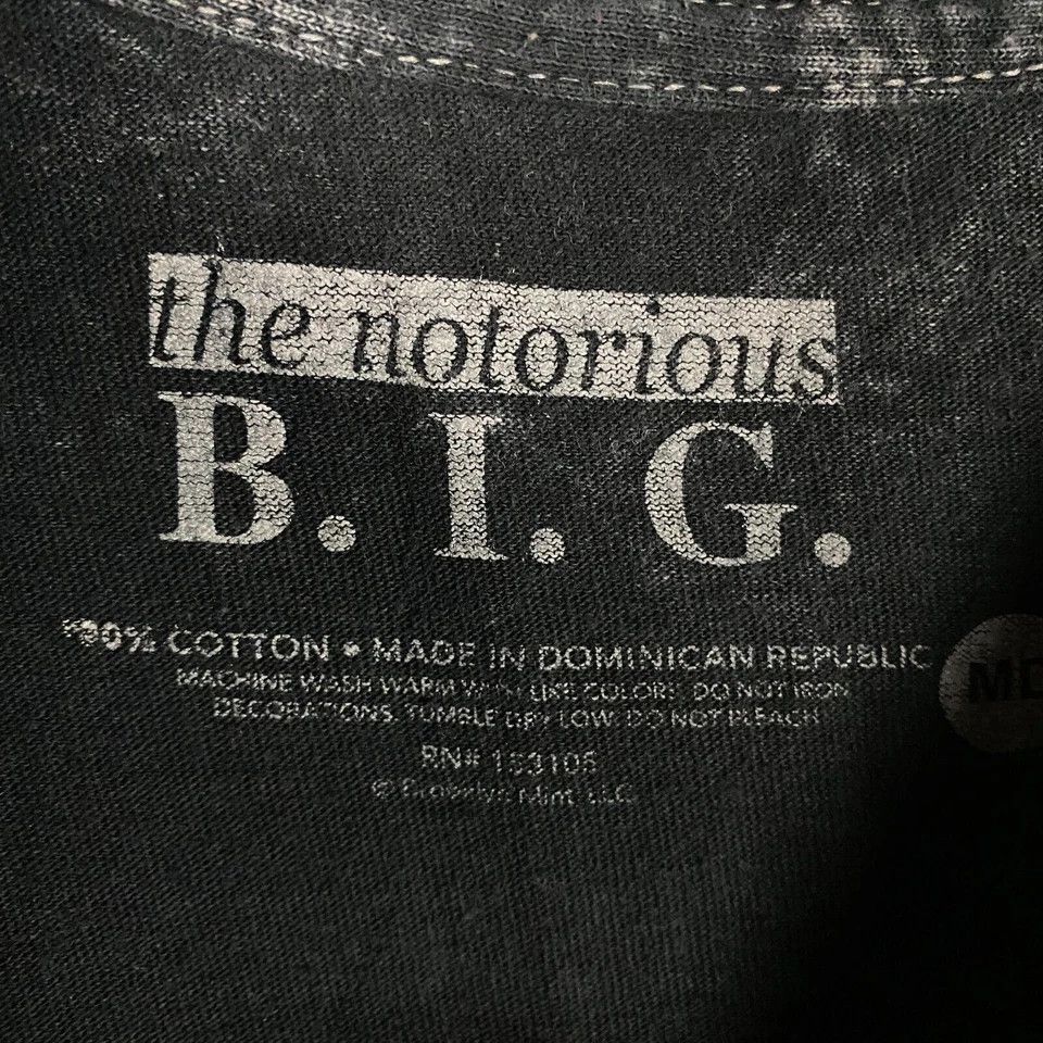 Other The Notorious B.I.G. T-Shirt Men's Medium 100% Cotton M Size US M / EU 48-50 / 2 - 3 Thumbnail