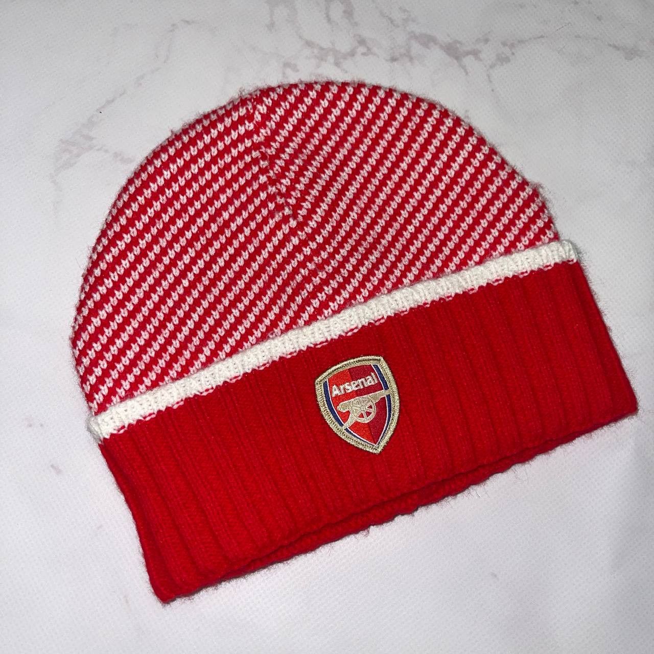 Vintage Arsenal Knit Acrylic Winter Hat Beanie Football Soccer Size ONE SIZE - 2 Thumbnail