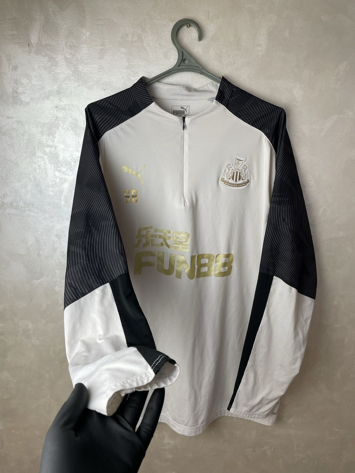 Puma NEWCASTLE UNITED 2019 2020 1/4 TRAINING JACKET TOP JERSEY Size US XXL / EU 58 / 5 - 1 Thumbnail