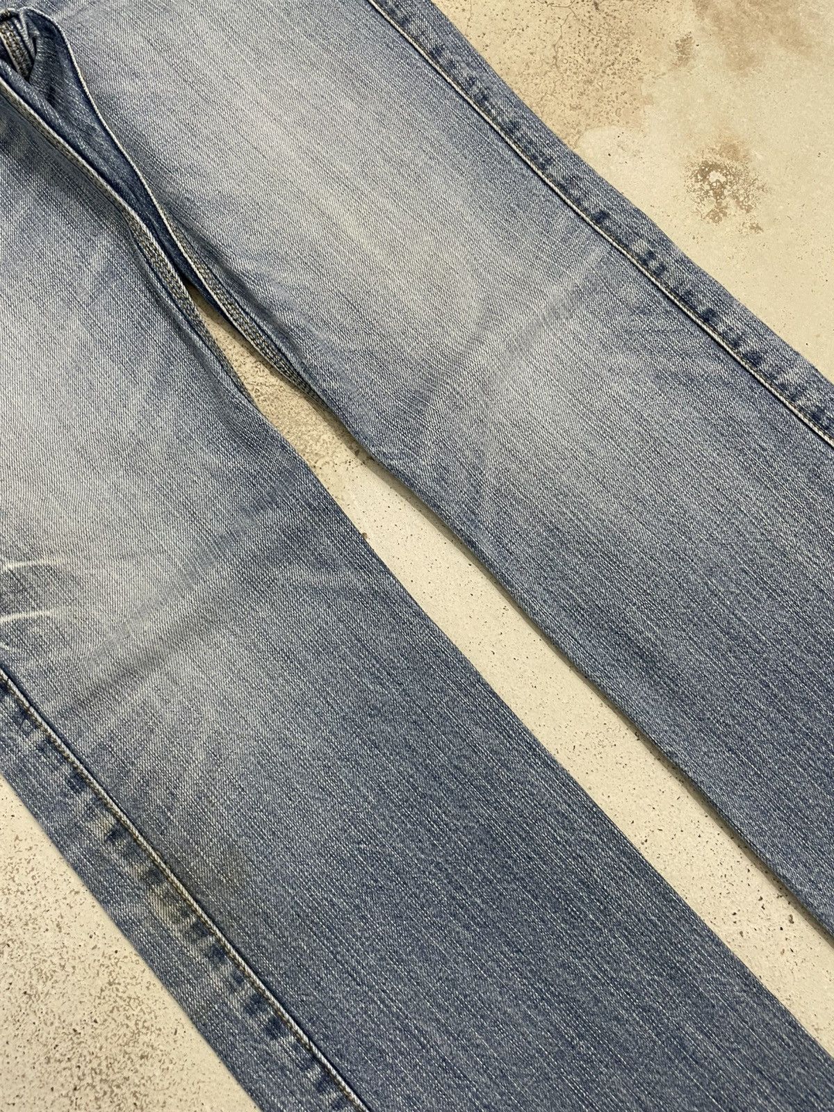 HIDEAWAYS × Nicole Club Hideaways Nicole Light Wash Whisker Y2K Design Size US 30 / EU 46 - 4 Thumbnail