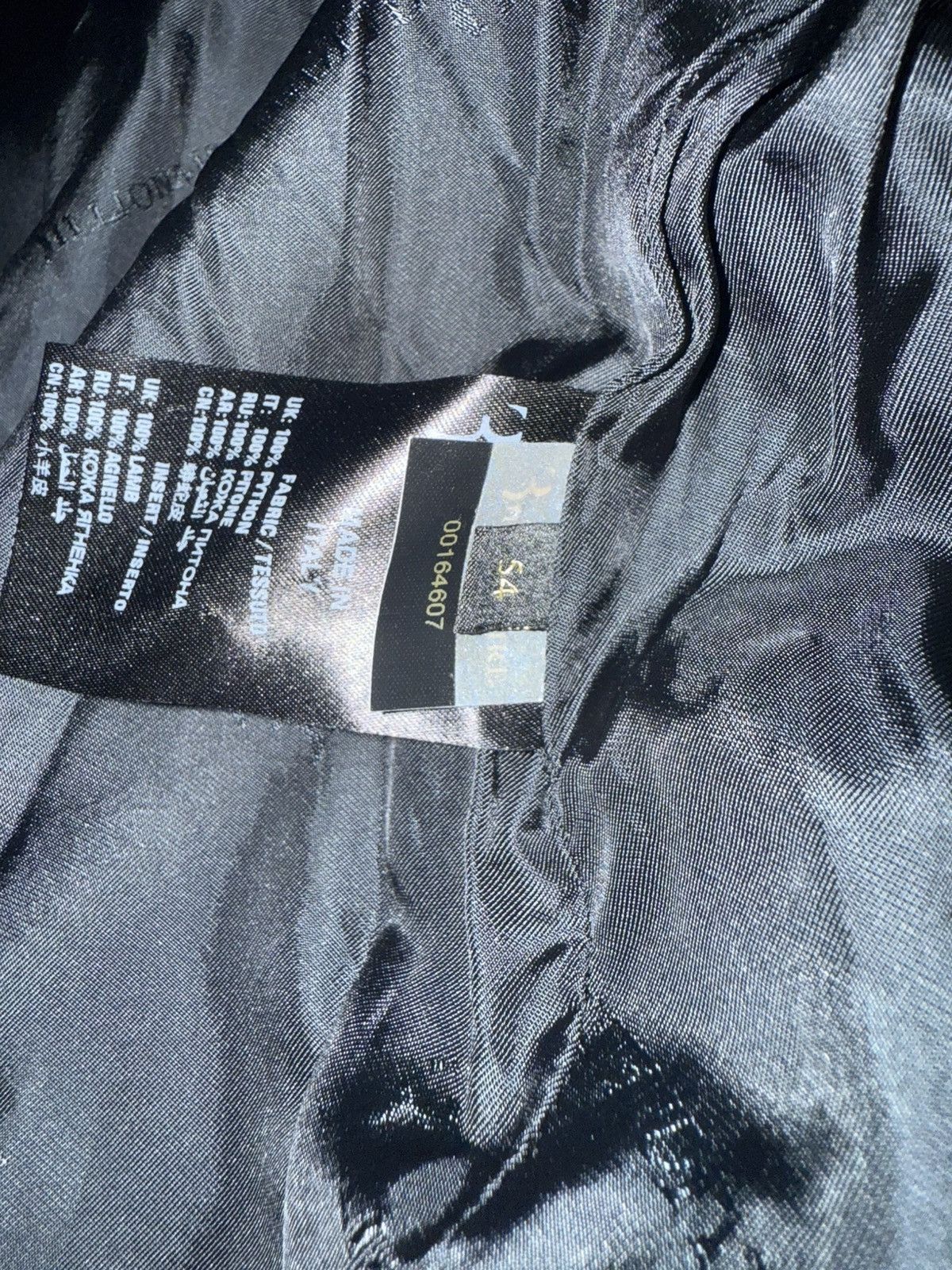 Billionaire Couture Billionaire (Made In Italy) Leather Jacket Size US L / EU 52-54 / 3 - 8 Thumbnail
