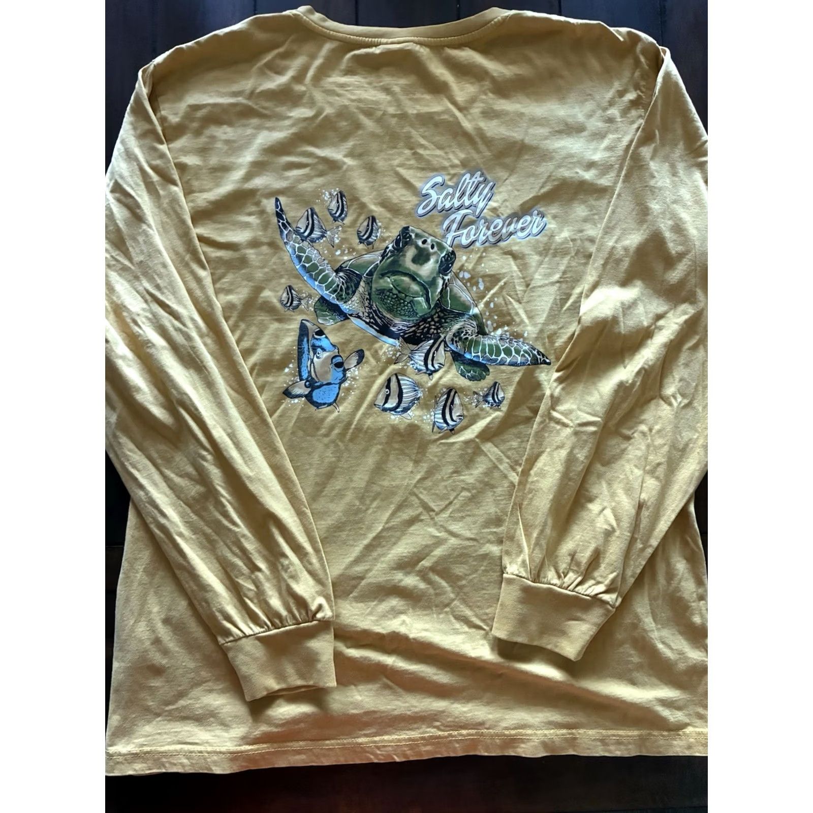 Vintage shark tea sea turtle shirt Mens 2XL NWT Size US XXL / EU 58 / 5 - 6 Thumbnail